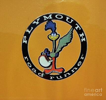 Collectible 1971 Plymouth Road Runner Emblem Print