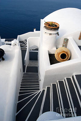 Santorini Steps #1 Print