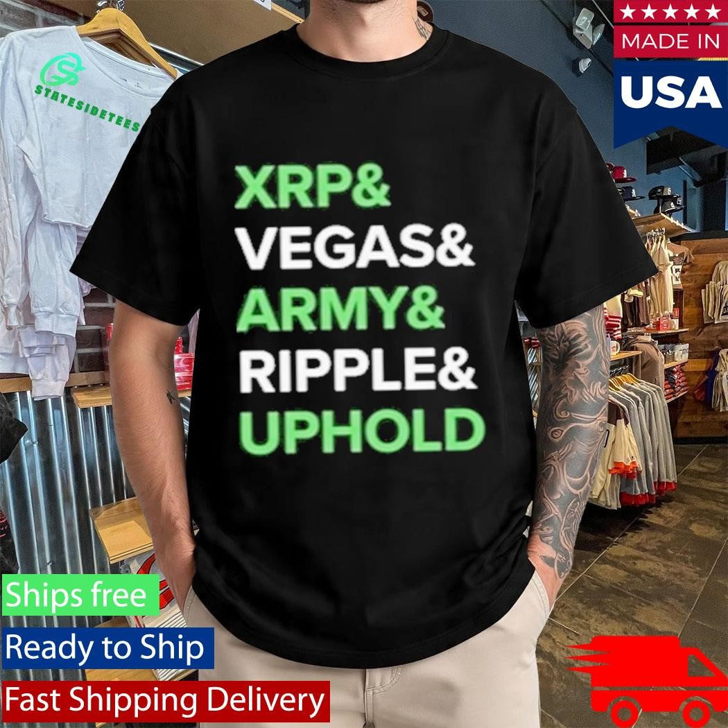 2026 XRP Vegas Army Ripple Uphold Shirt