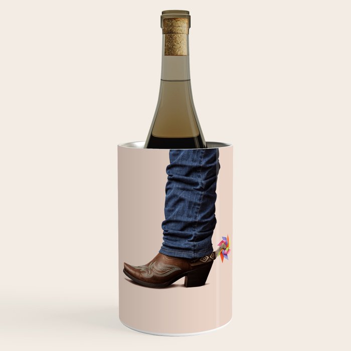 Funny Cowboy Wine Chiller Gallery Image 1