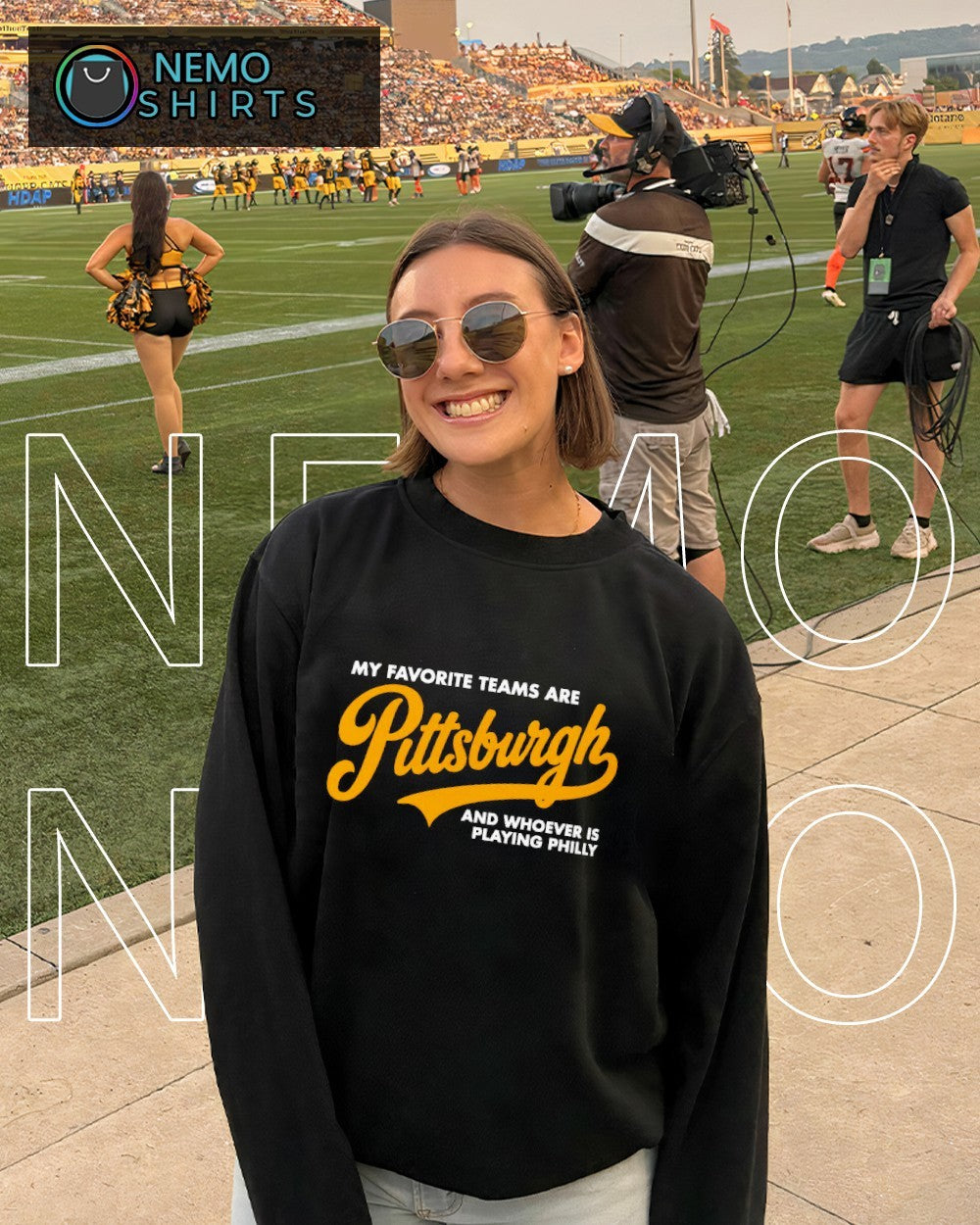 My favorite teams are Pittsburgh and whoever is playing Philly shirt