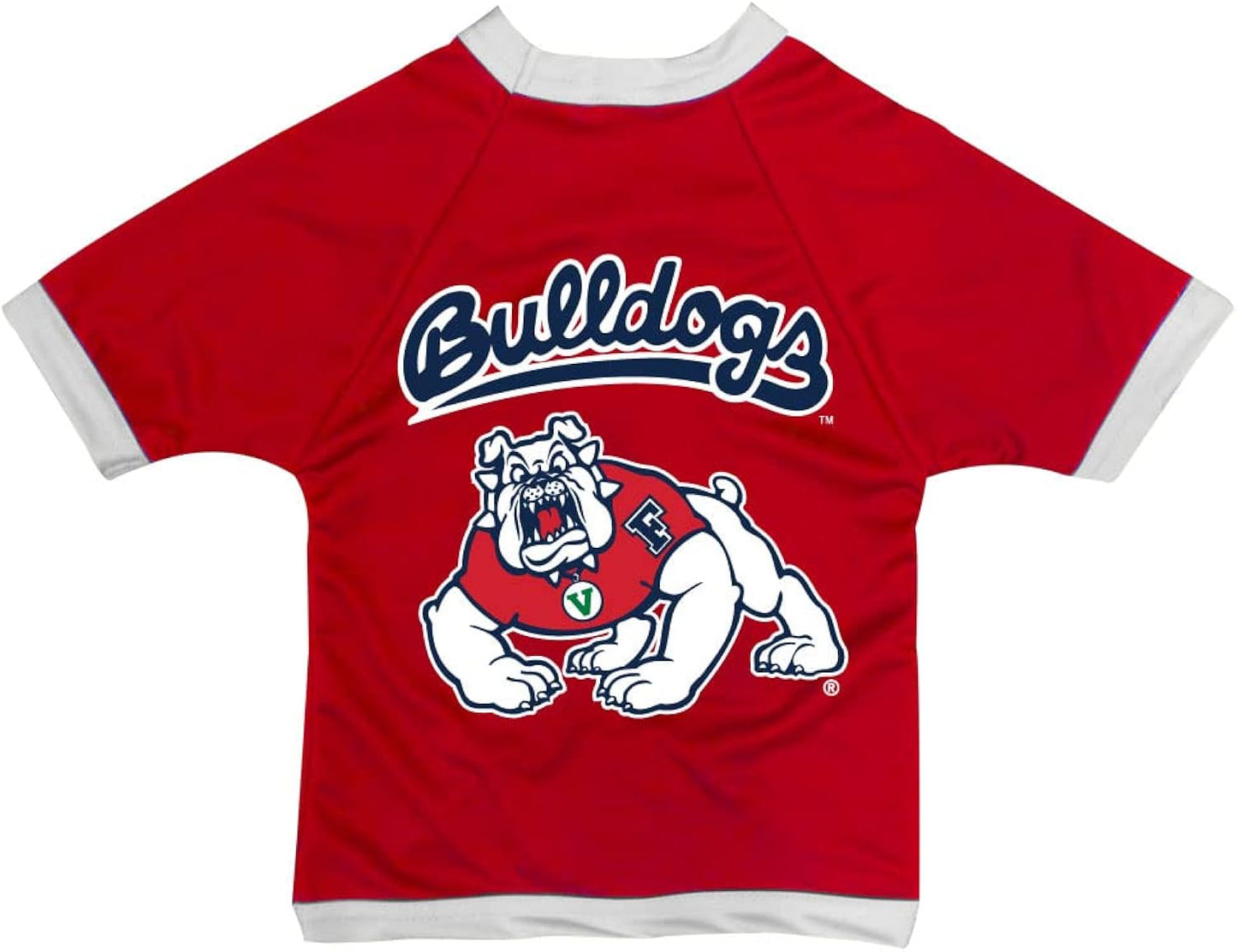 NCAA Fresno State Bulldogs Athletic Mesh Dog Jersey