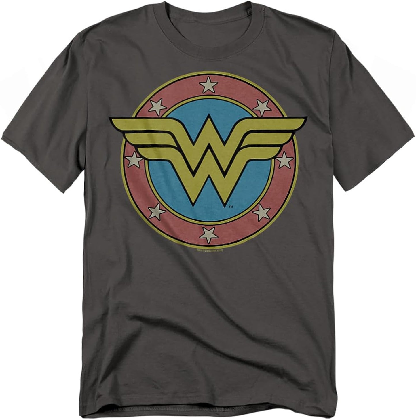 Wonder Woman Mother's Day Original Logo Unisex Adult T-Shirt (Charcoal)