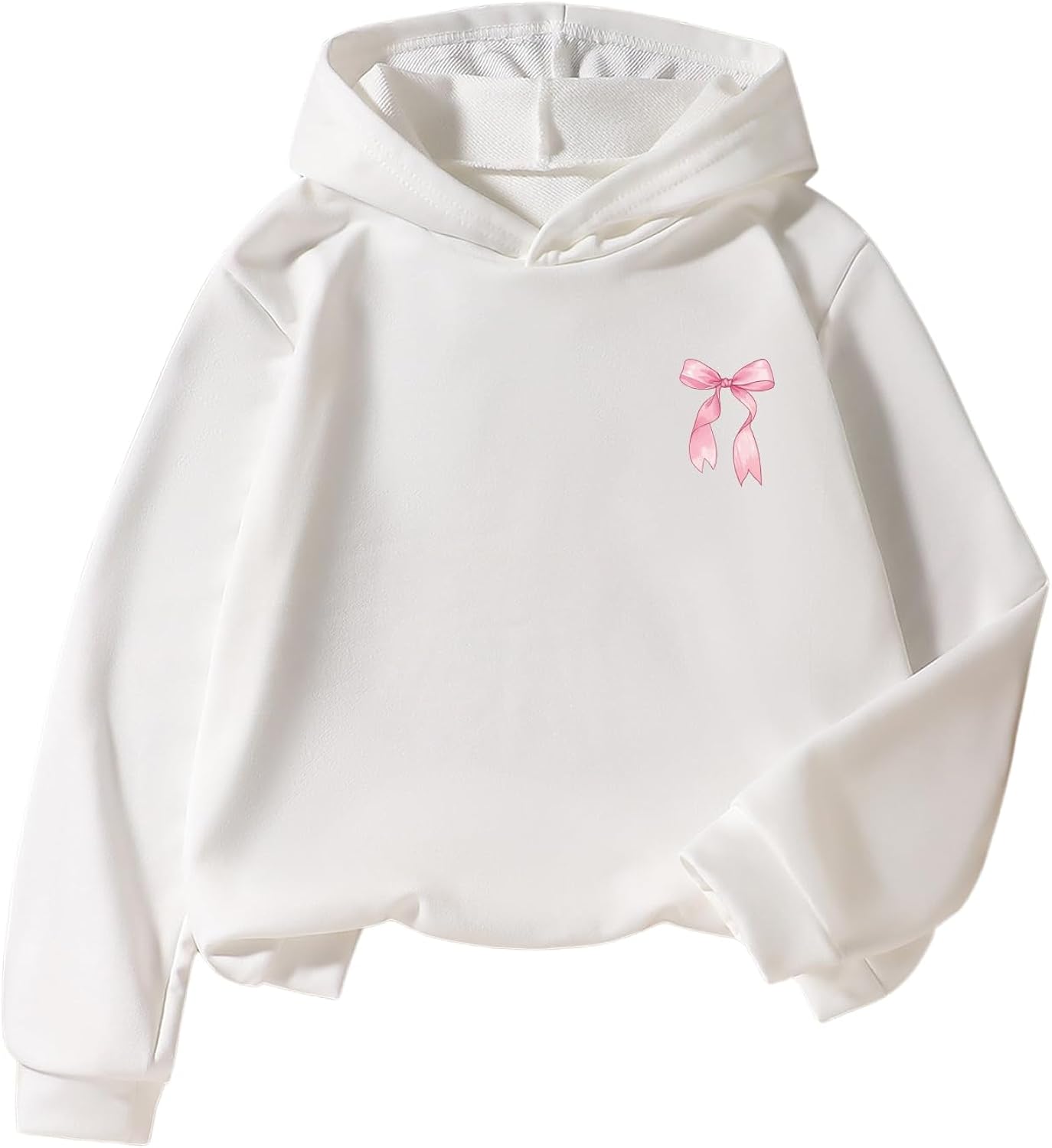 Girl's Cute Hoodies Pullover Graphic Hooded Sweatshirts Long Sleeve Shirts Preppy Clothes