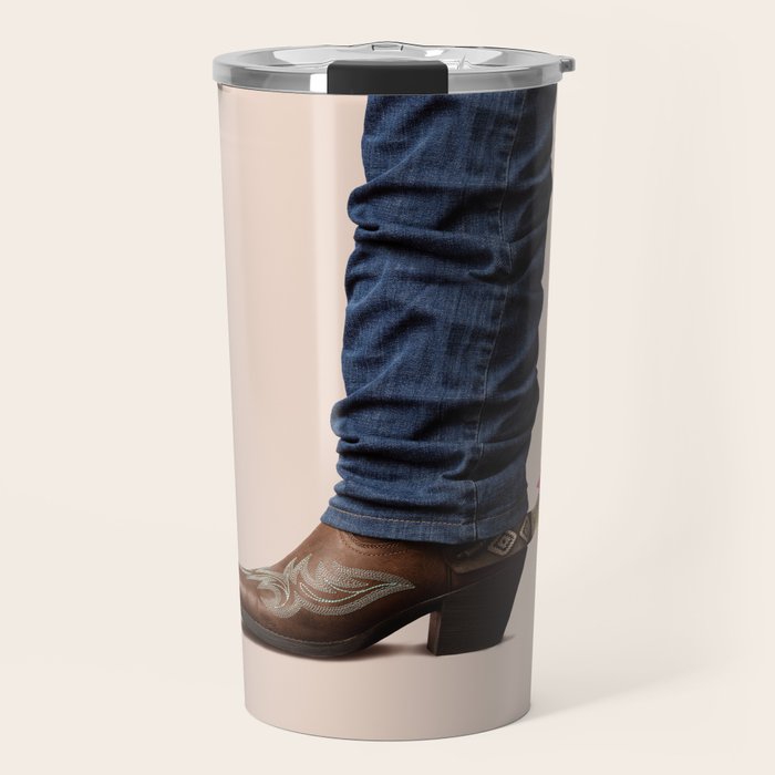 Funny Cowboy Travel Mug Gallery Image 1