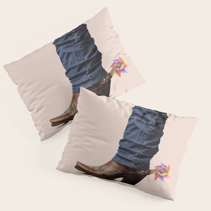 Funny Cowboy Pillow Sham Gallery Image 3