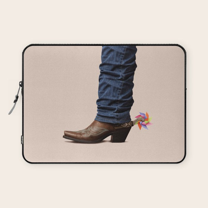 Funny Cowboy Laptop Sleeve Gallery Image 1