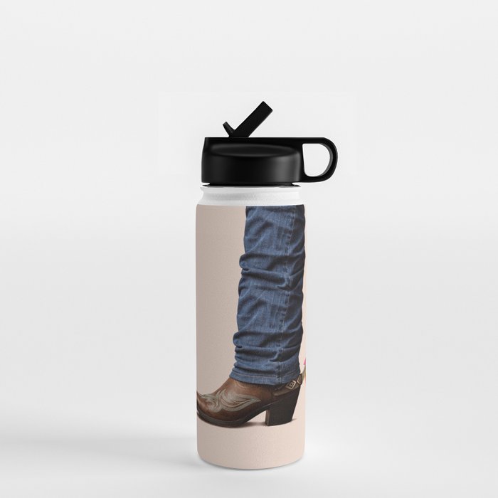 Funny Cowboy Water Bottle Gallery Image 1