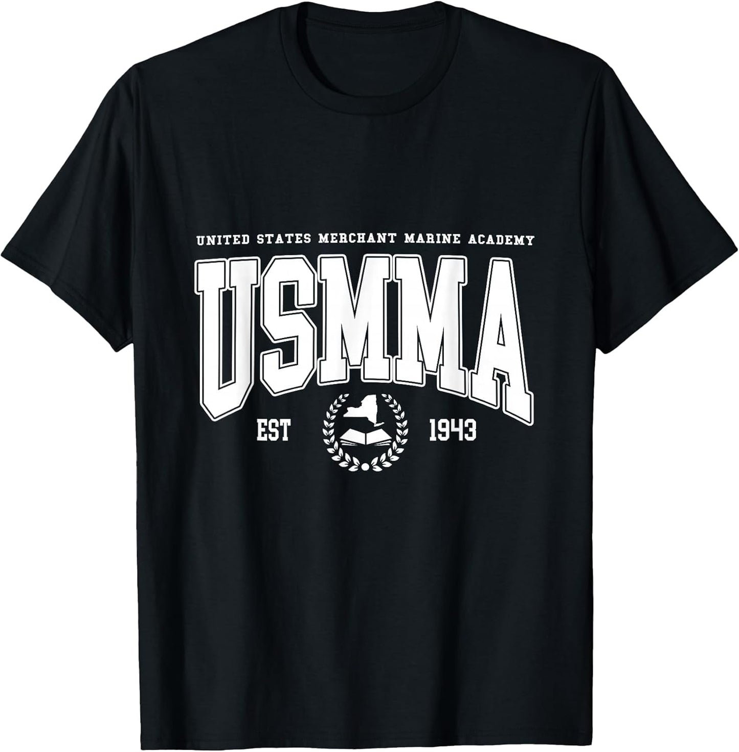 usmma Vintage University College Arch Tee