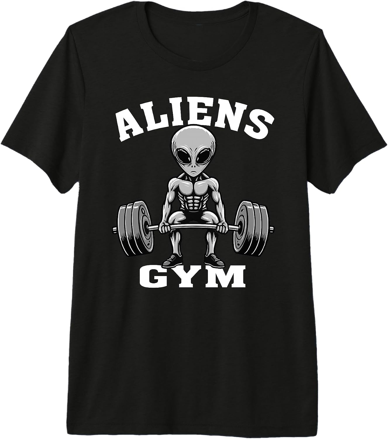 Aliens Gym Funny Workout body building Fitness