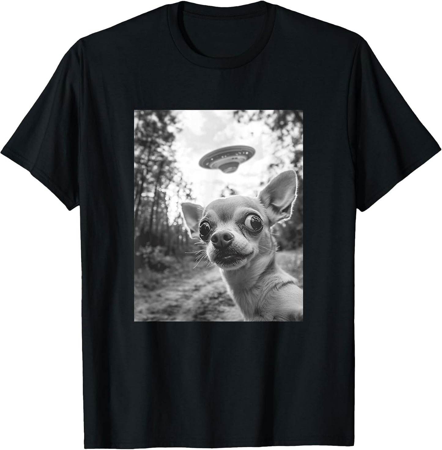 Funny Alien Chihuahua Selfie