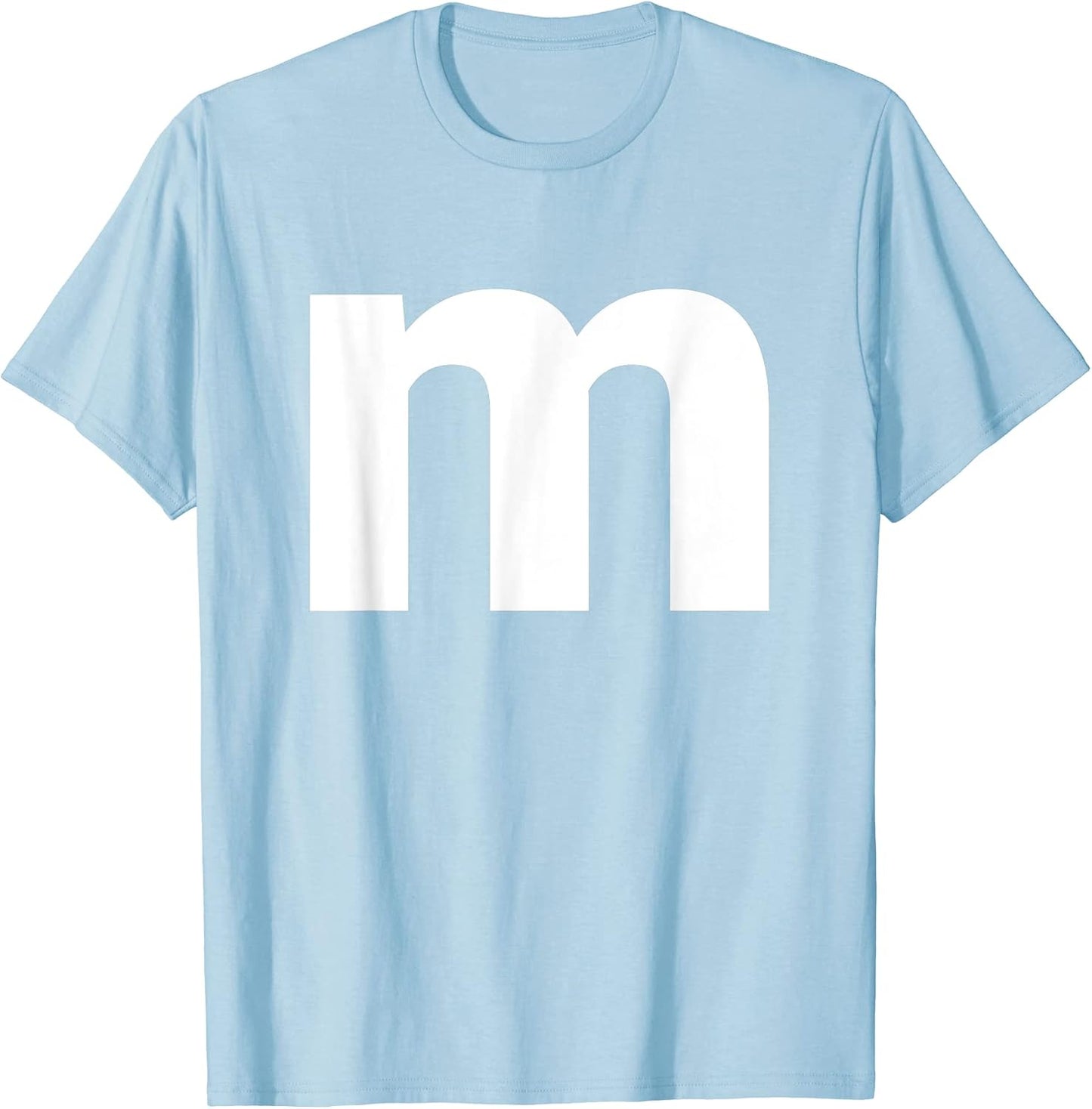 Letter m Alphabet Funny Cool Graphic tee idea T-Shirt
