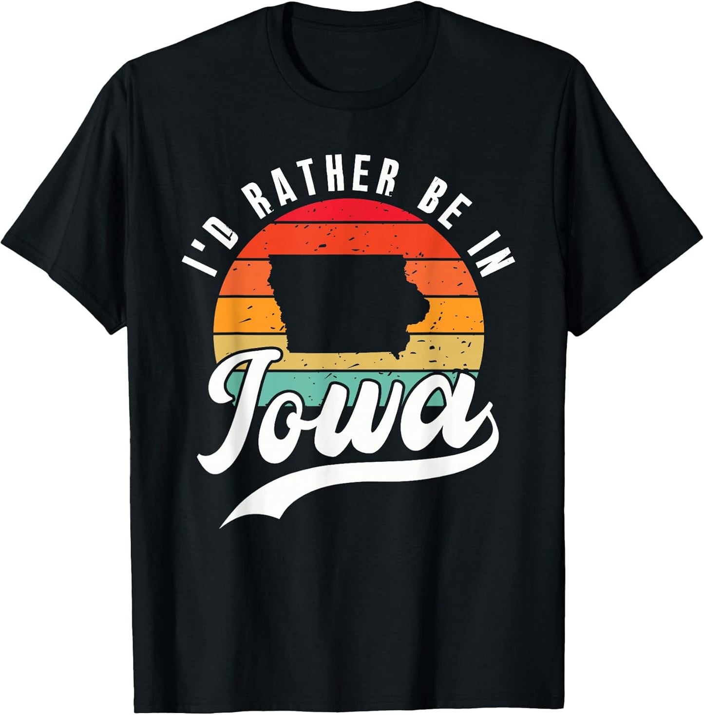 Iowa Travel Vacation Loves Us State Tees