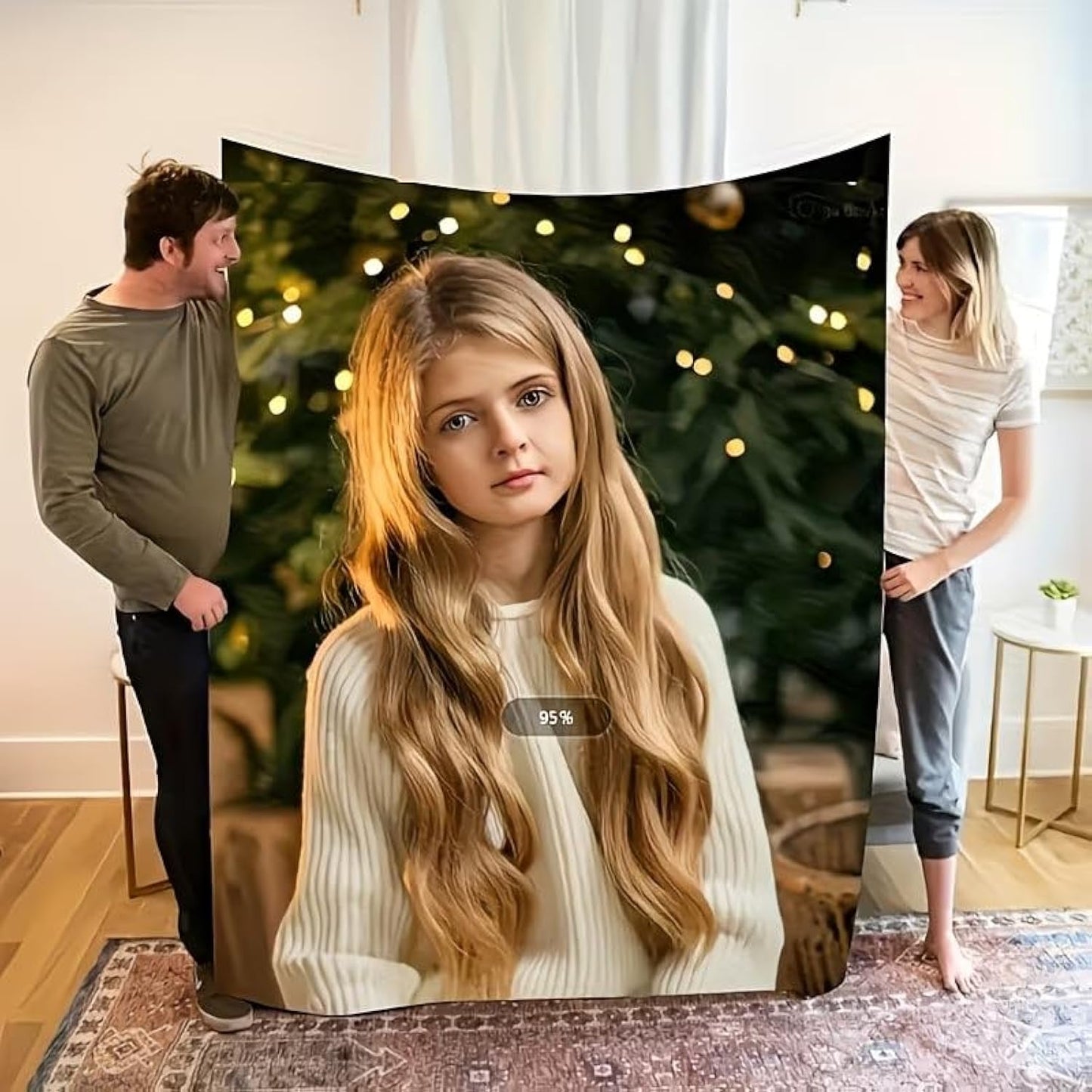 Personalized Photo Fleece Blanket - Custom Image Throw Blanket, Cozy Plush Blanket for Bed, Sofa and Outdoor Use, Thoughtful Gift for Every Special Occasion