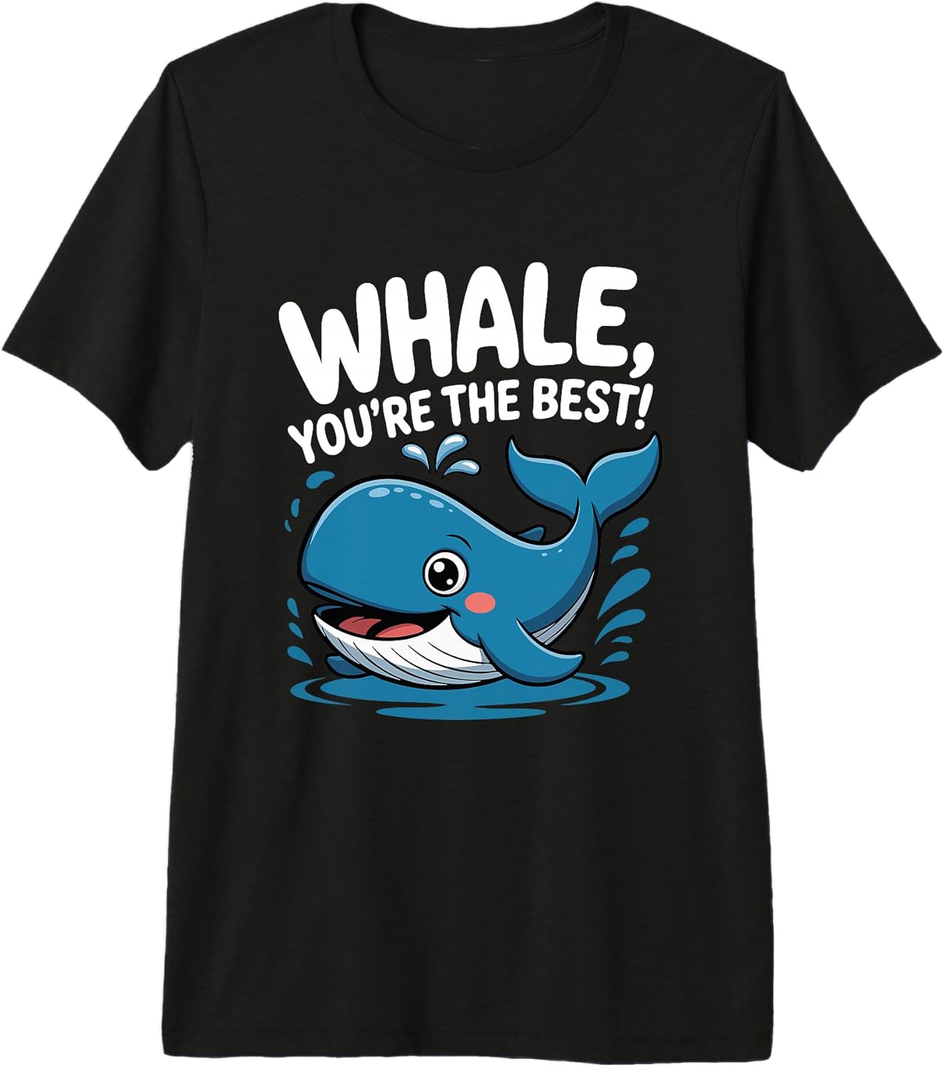 Funny Whale Pun Blue Whale Ocean Marine Humor Fan