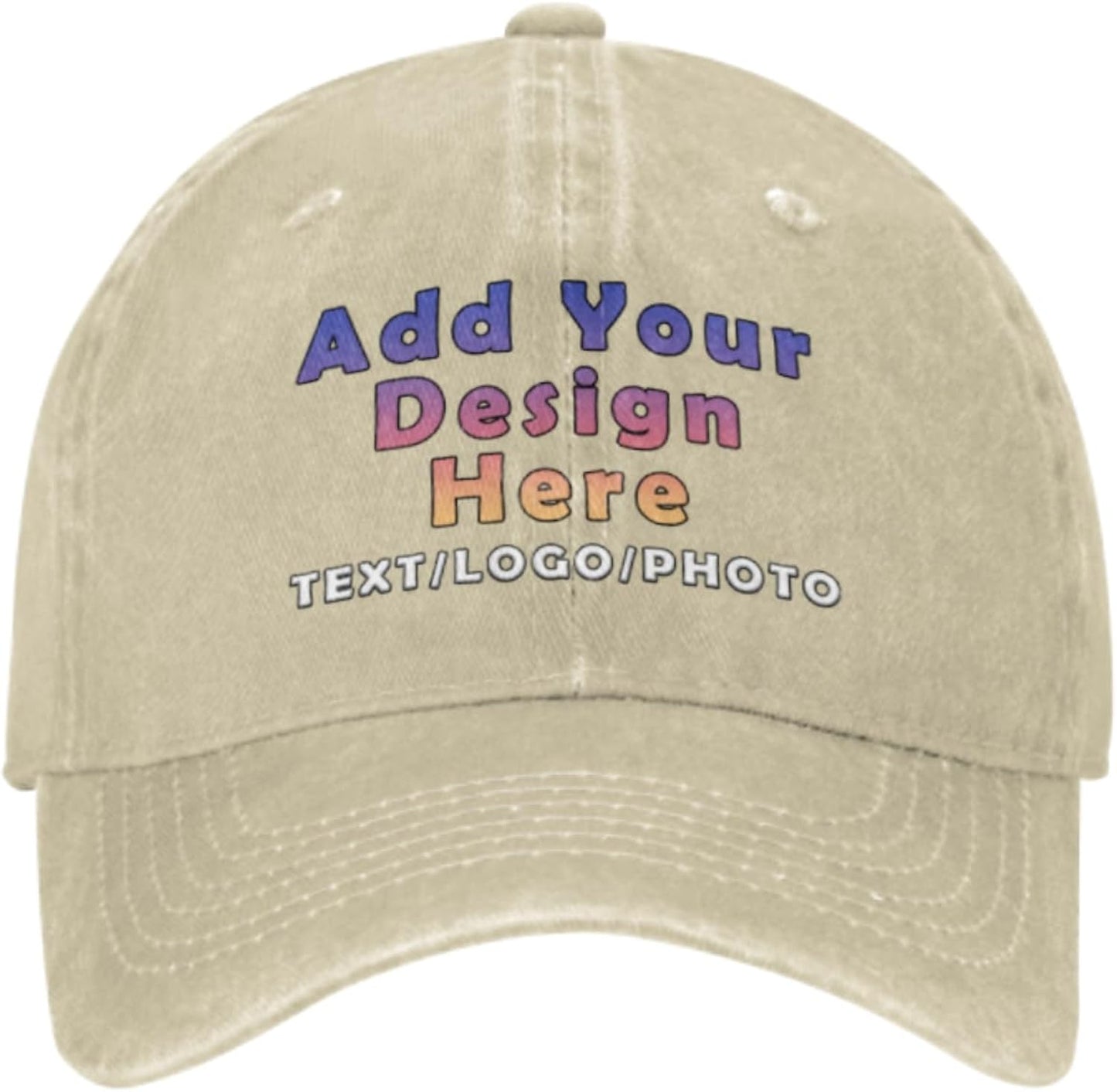 Custom Hat with Text/Logo/Image Personalized Trucker Hat Customized Baseball Cap
