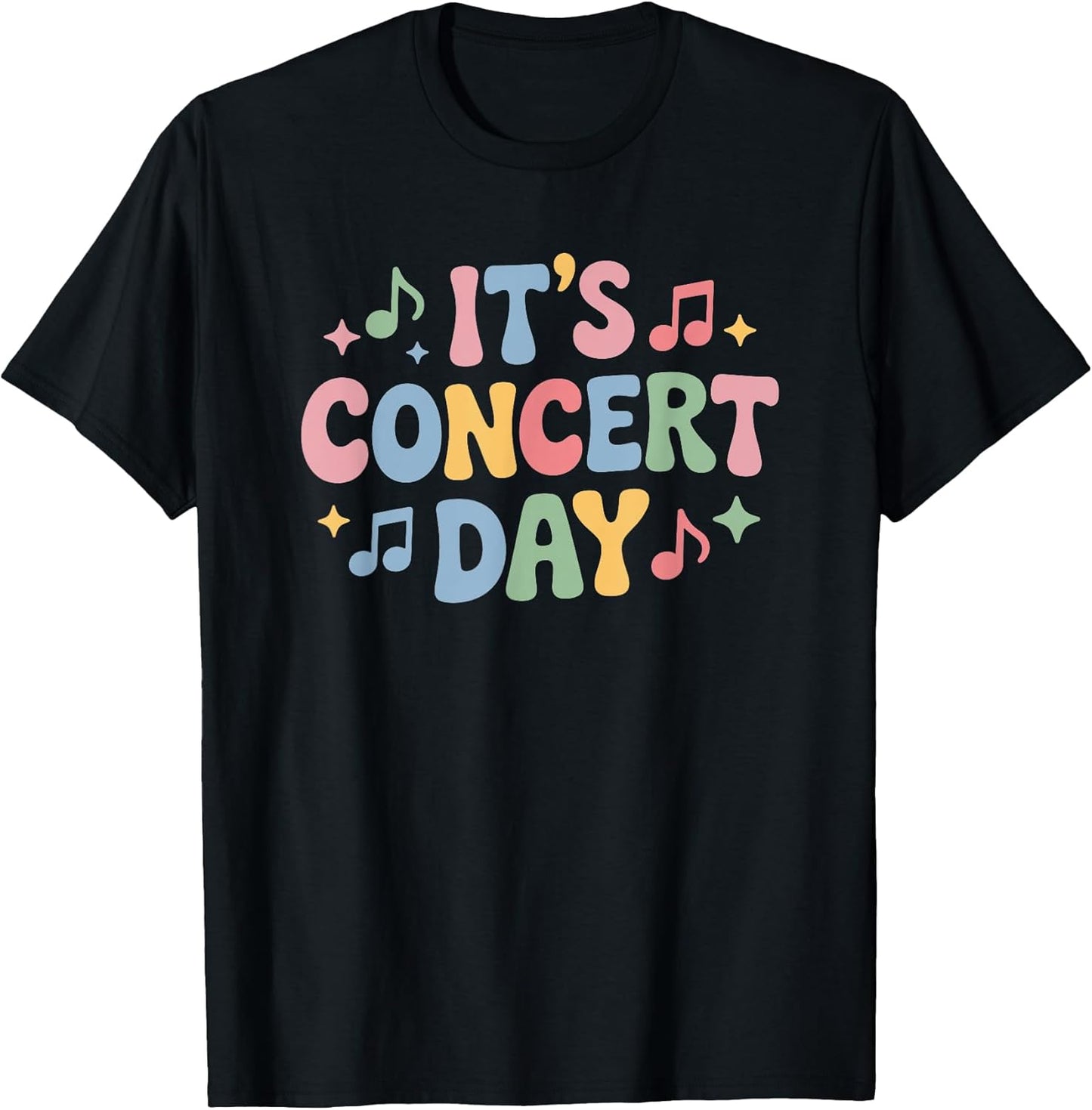 It's Concert Day, Singing Instrument Music Teacher T-Shirt