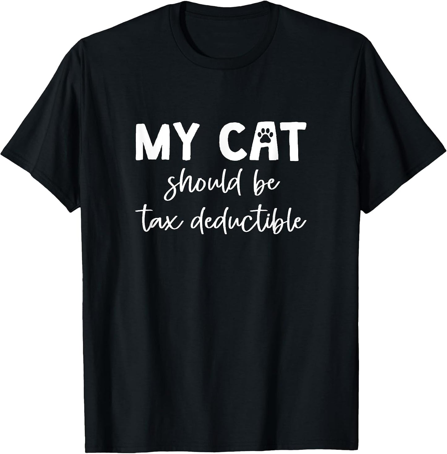 Funny Tax Season Apparel for Cat Owner