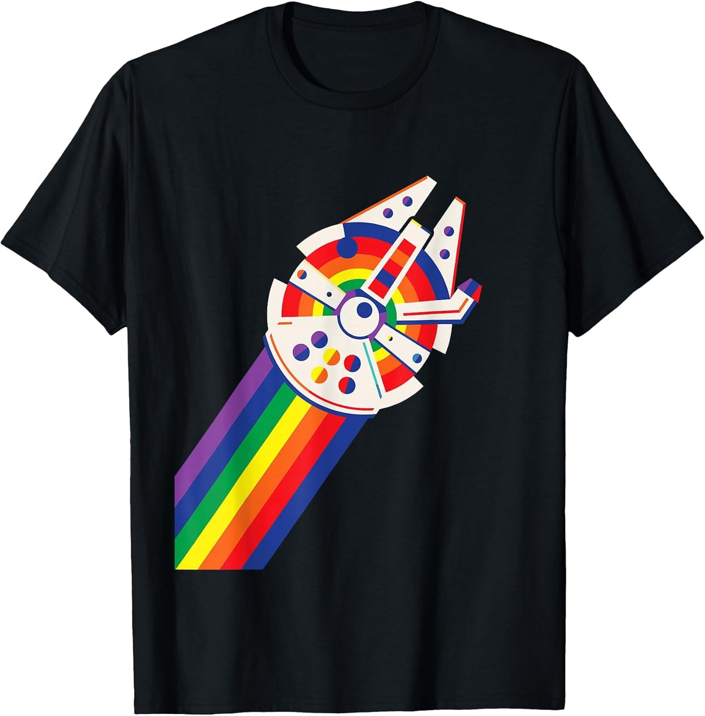 Rainbow Millennium Falcon T-Shirt