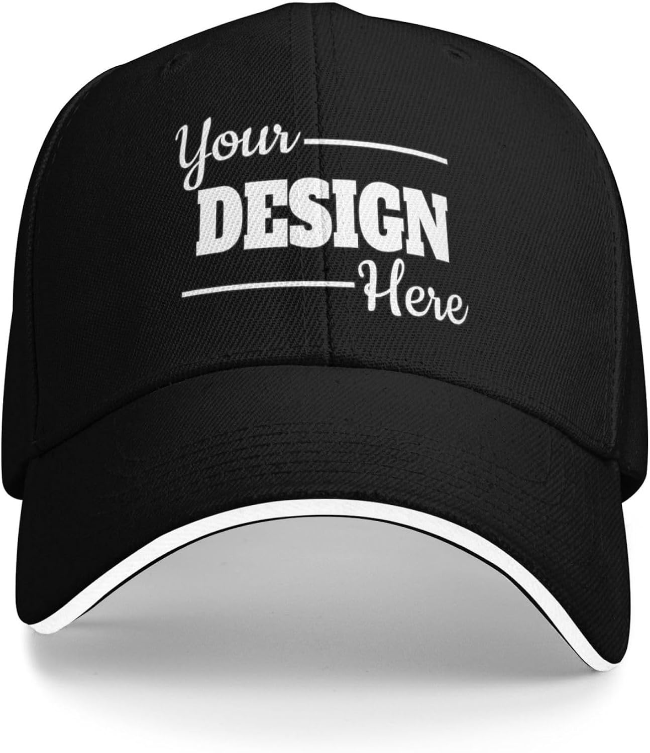 Bulk Custom Hat Image Add Your Design Here Custom Hats for Men & Women with Picture Custom Baseball Cap