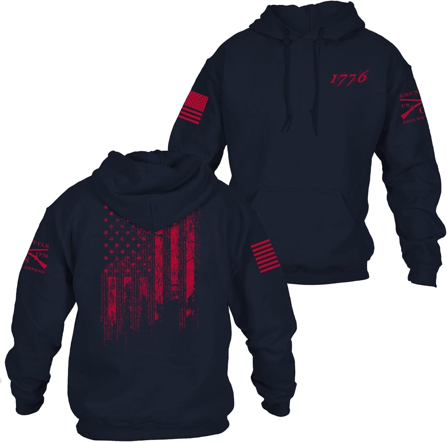 1776 Flag Hoodie