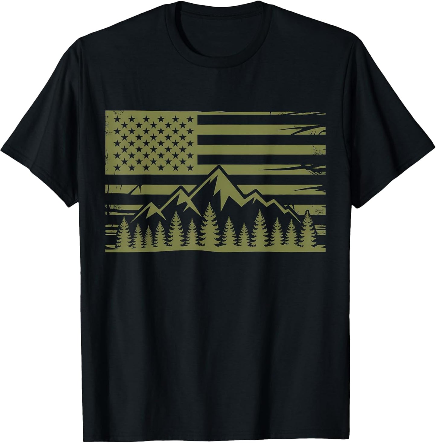 Trees Wildlife Outdoors Nature Lover Retro Forest