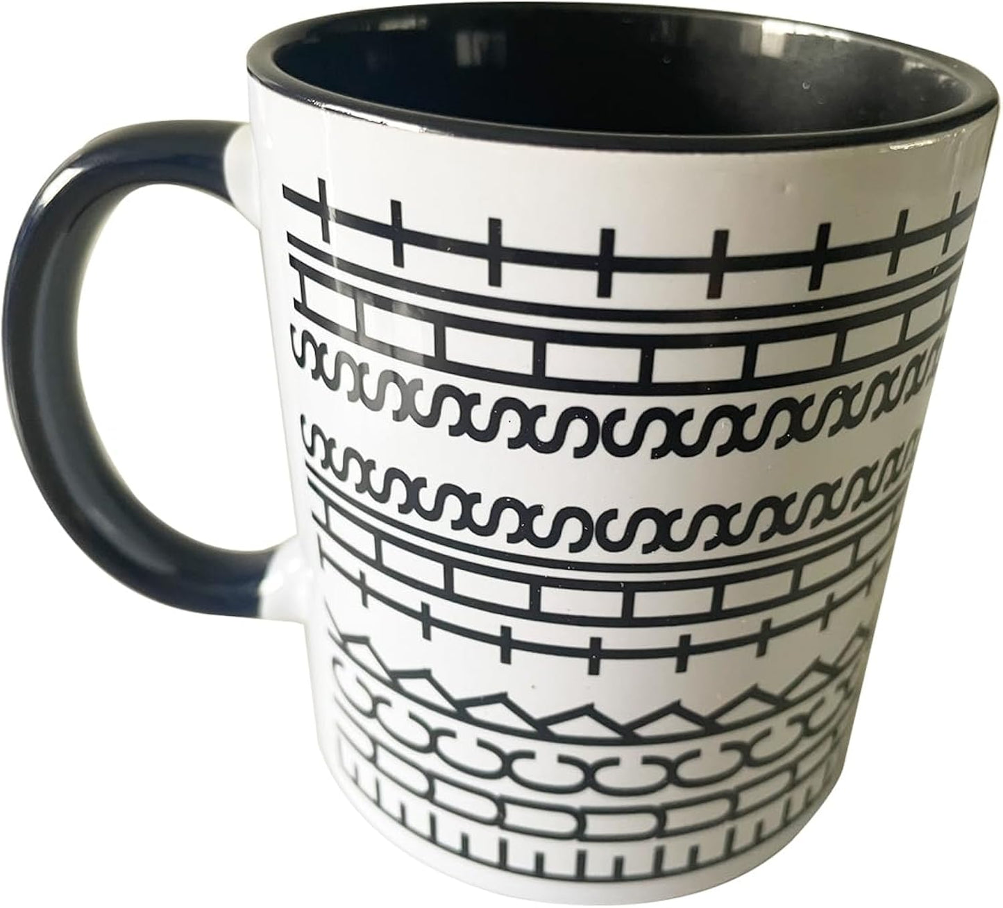 11 Oz Hidden Message Ceramics Coffee Mug,Funny Coffee Mug For Office Gifts (Black)