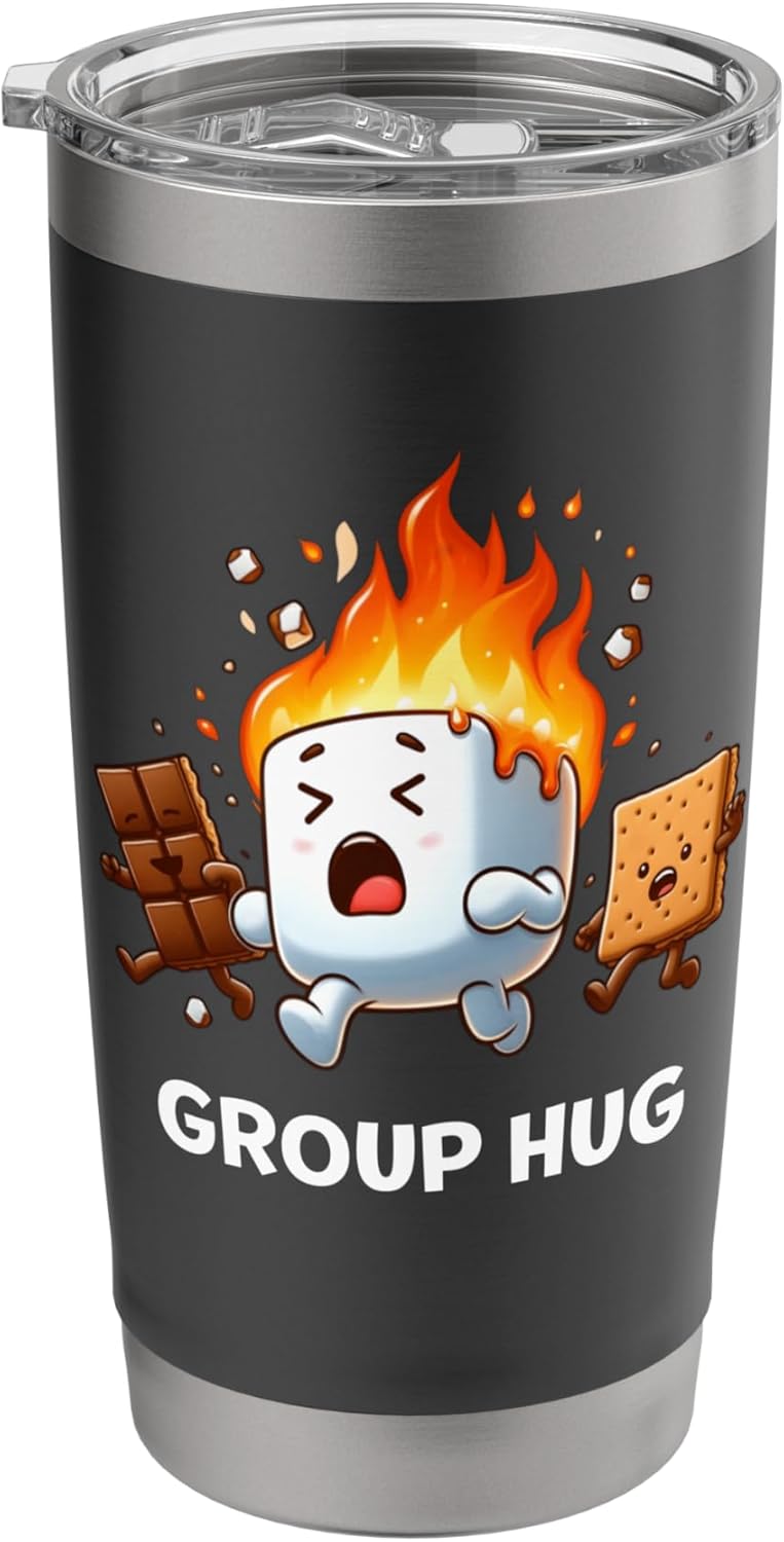 Camping Group Hug Smores Shirt Funny Marshmallow