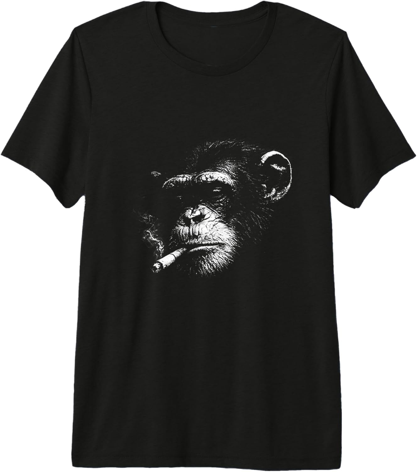 Vintage Funny Smoking Chimp Meme Art For Men Women