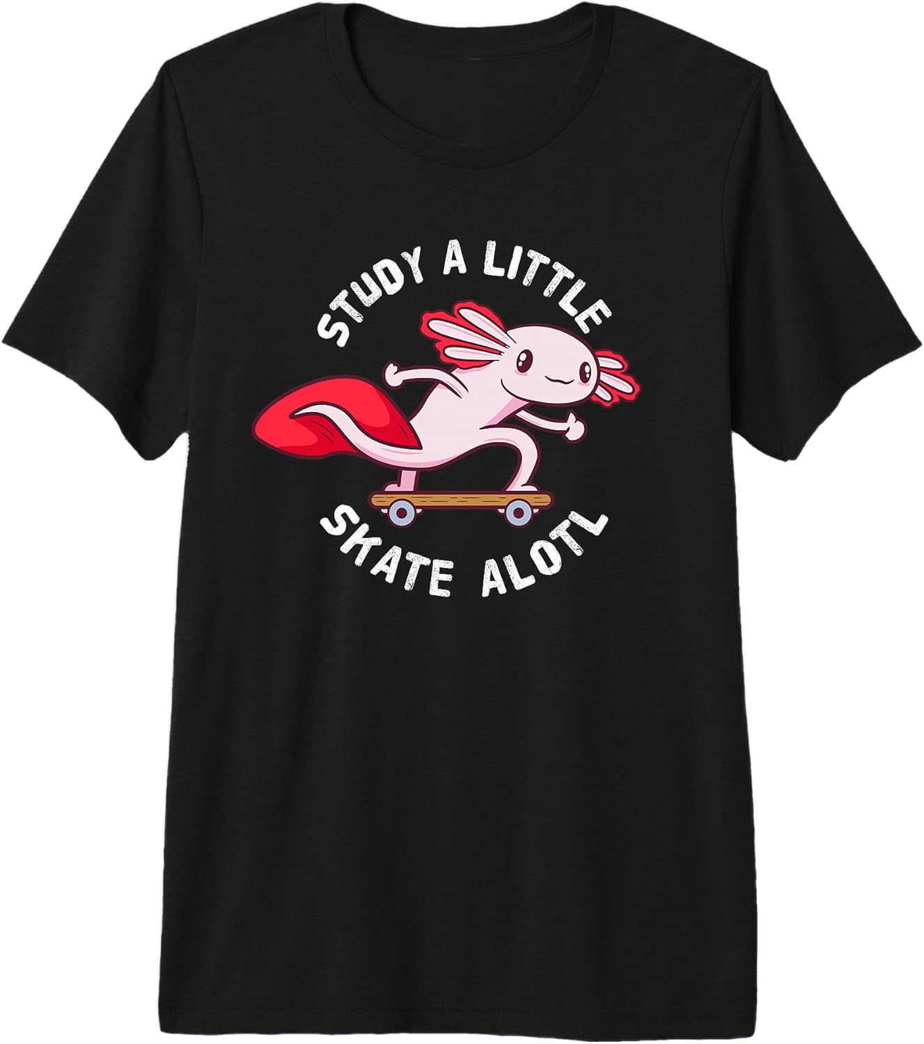 Axolotl Skating Studying Merch