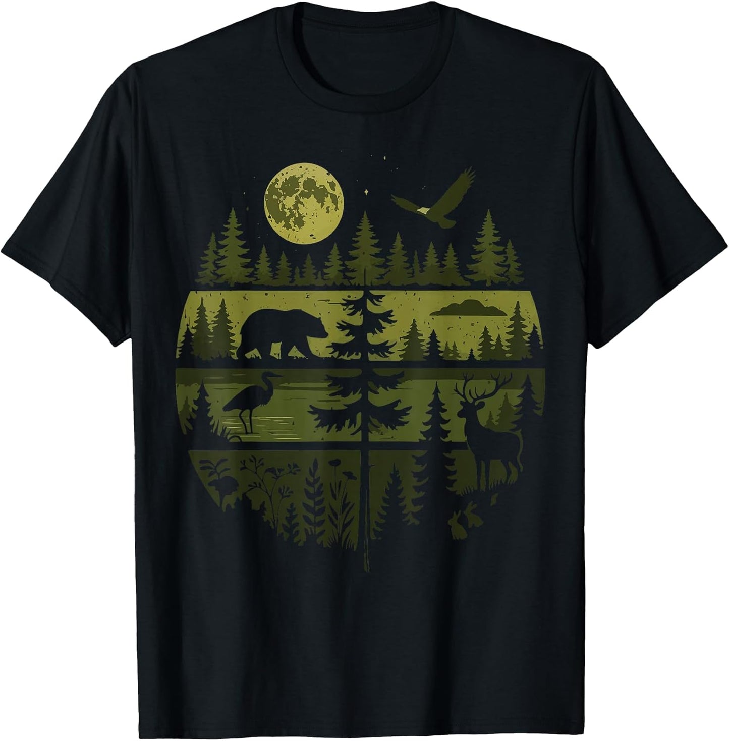 Camping Forest Hiking Nature Vintage