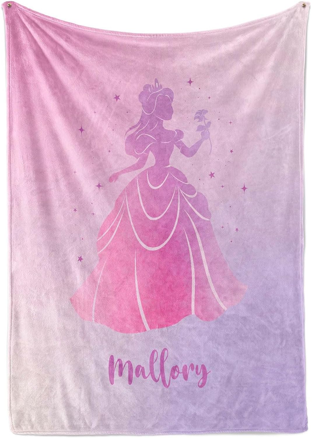 Custom Princess Blanket for Girls - Personalized Name Princess Throw - Soft & Plush Fleece - Printed in USA - Gift for Girls (Fleece 50"x60")
