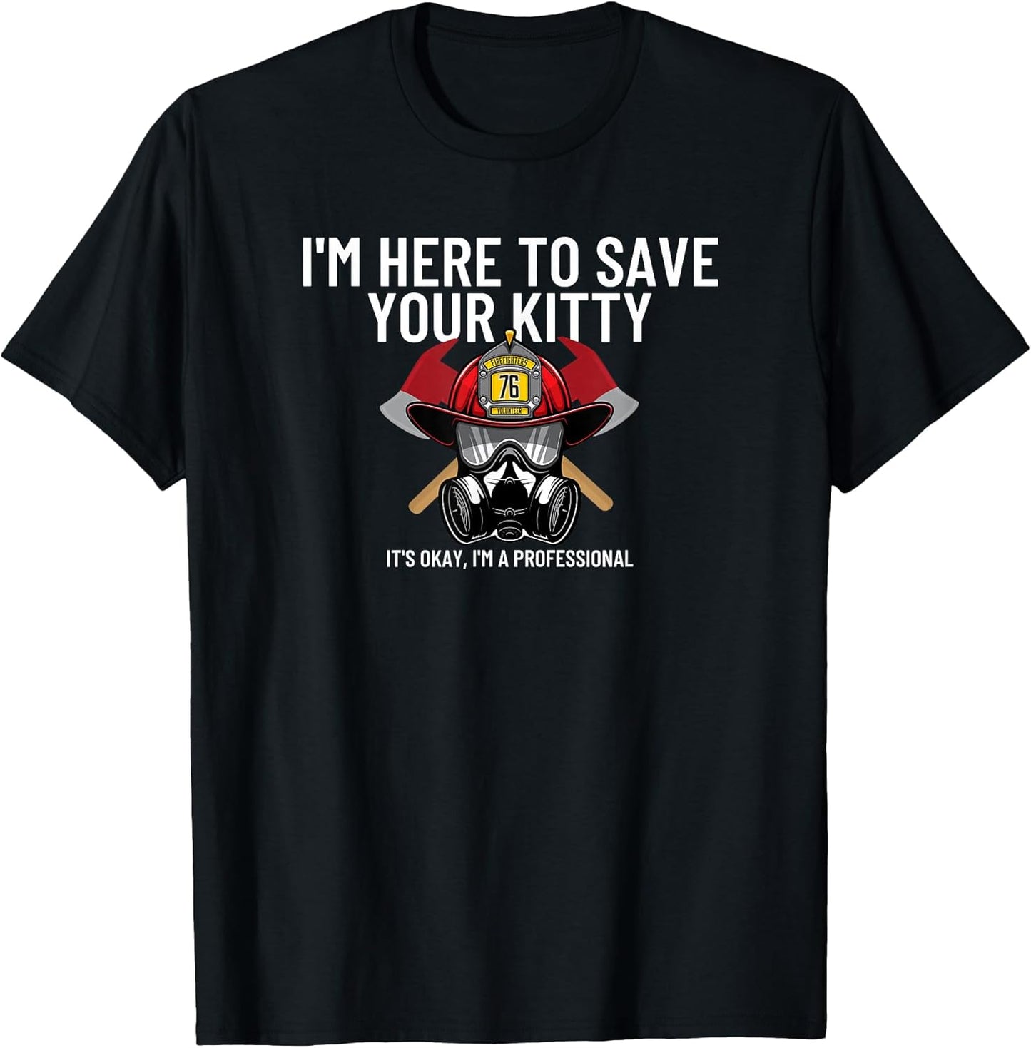 Funny Firefighter Fire Truck Apparel Tees