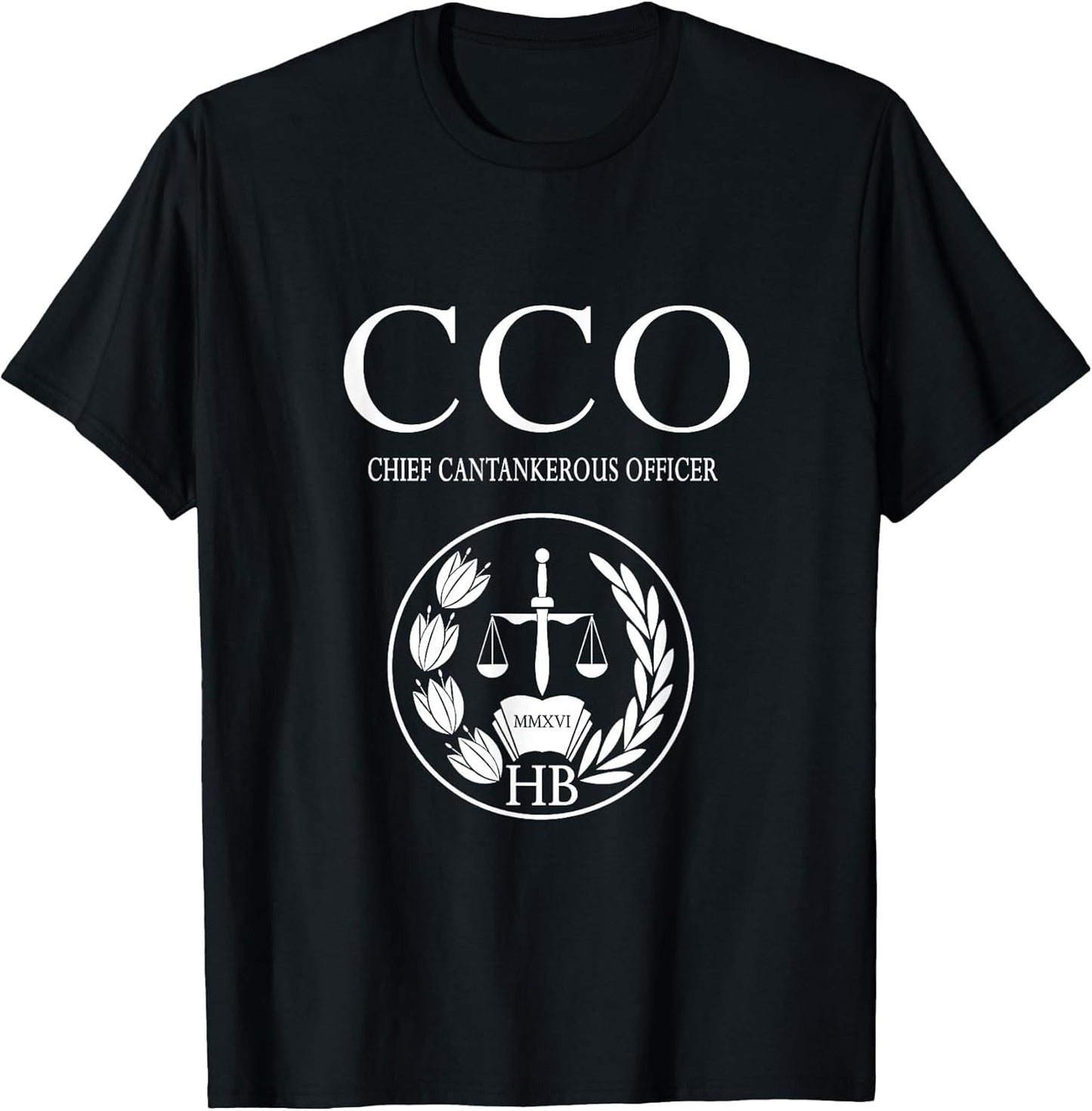 Chief Cantankerous Officer CCO Funny Lawyer Tees