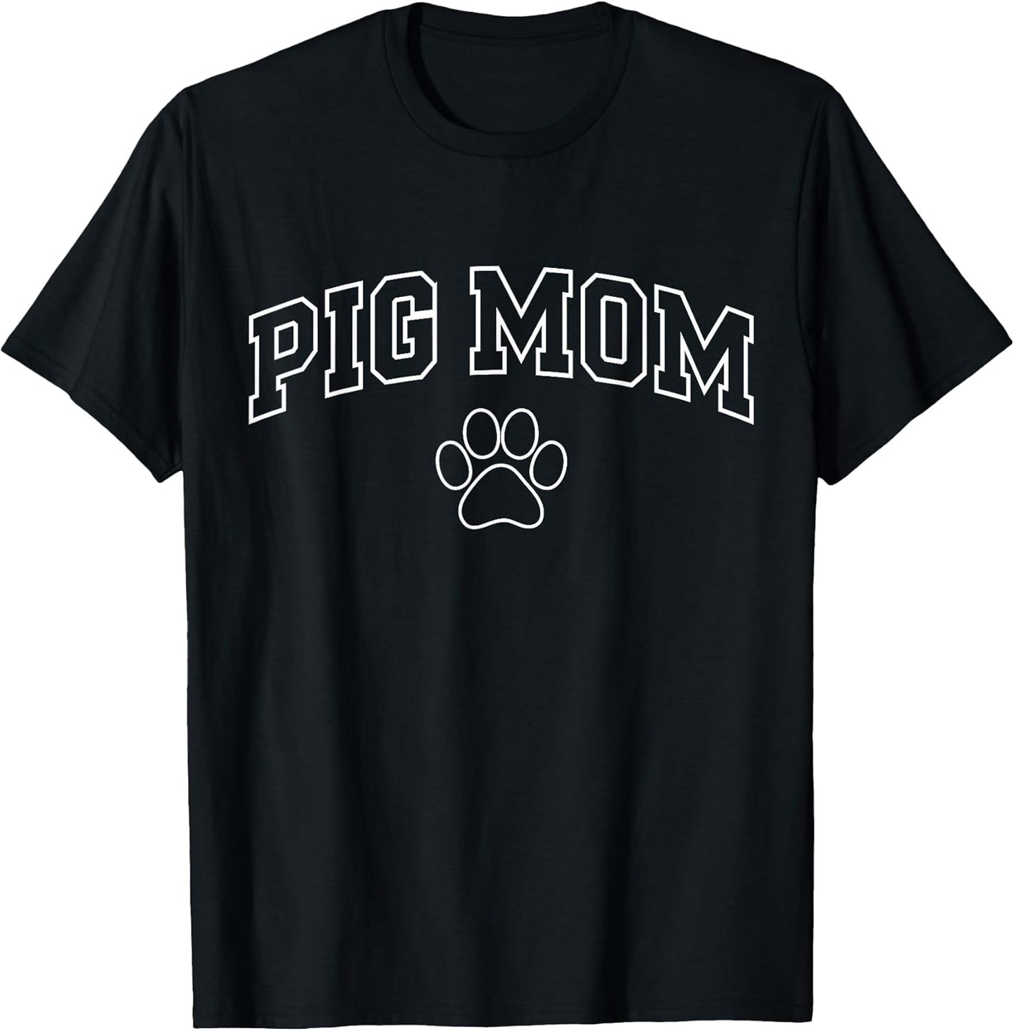 Pig Mom Typography Design
