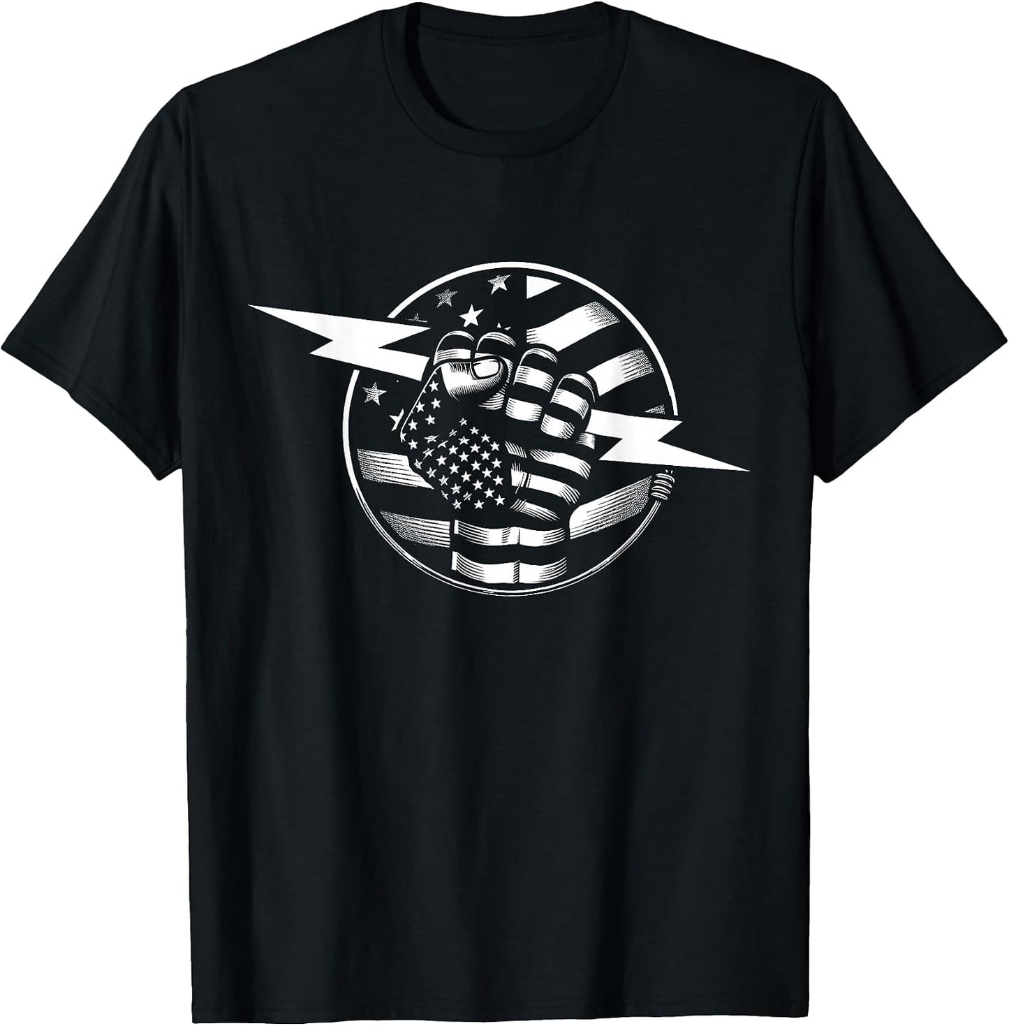 Electrician American flag