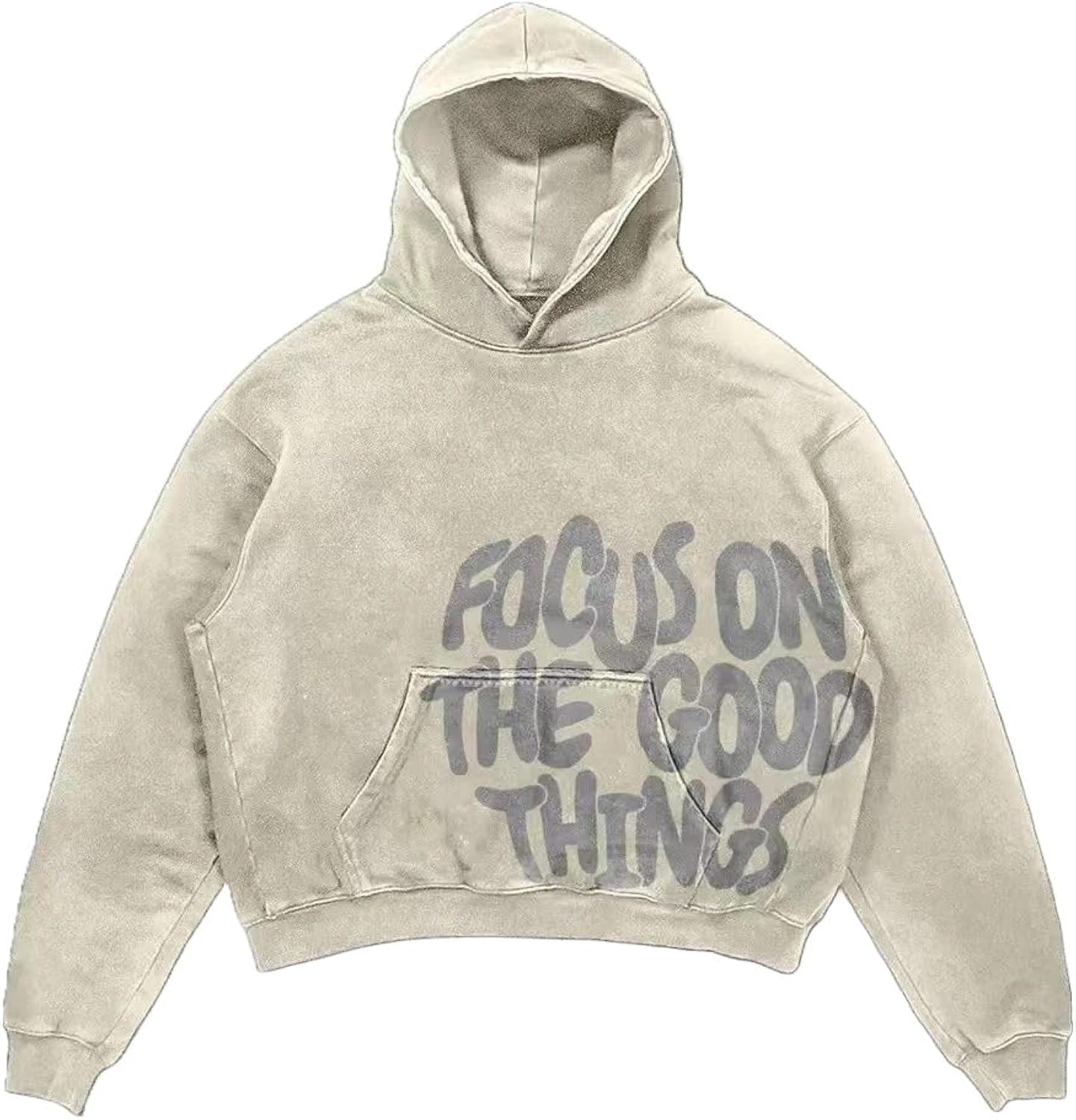 Men's Y2K Letter Print Hoodie Acid Wash Oversize Vintage Hoodies Hip-Hop Baggy Gothic Pullover Sweatshirt