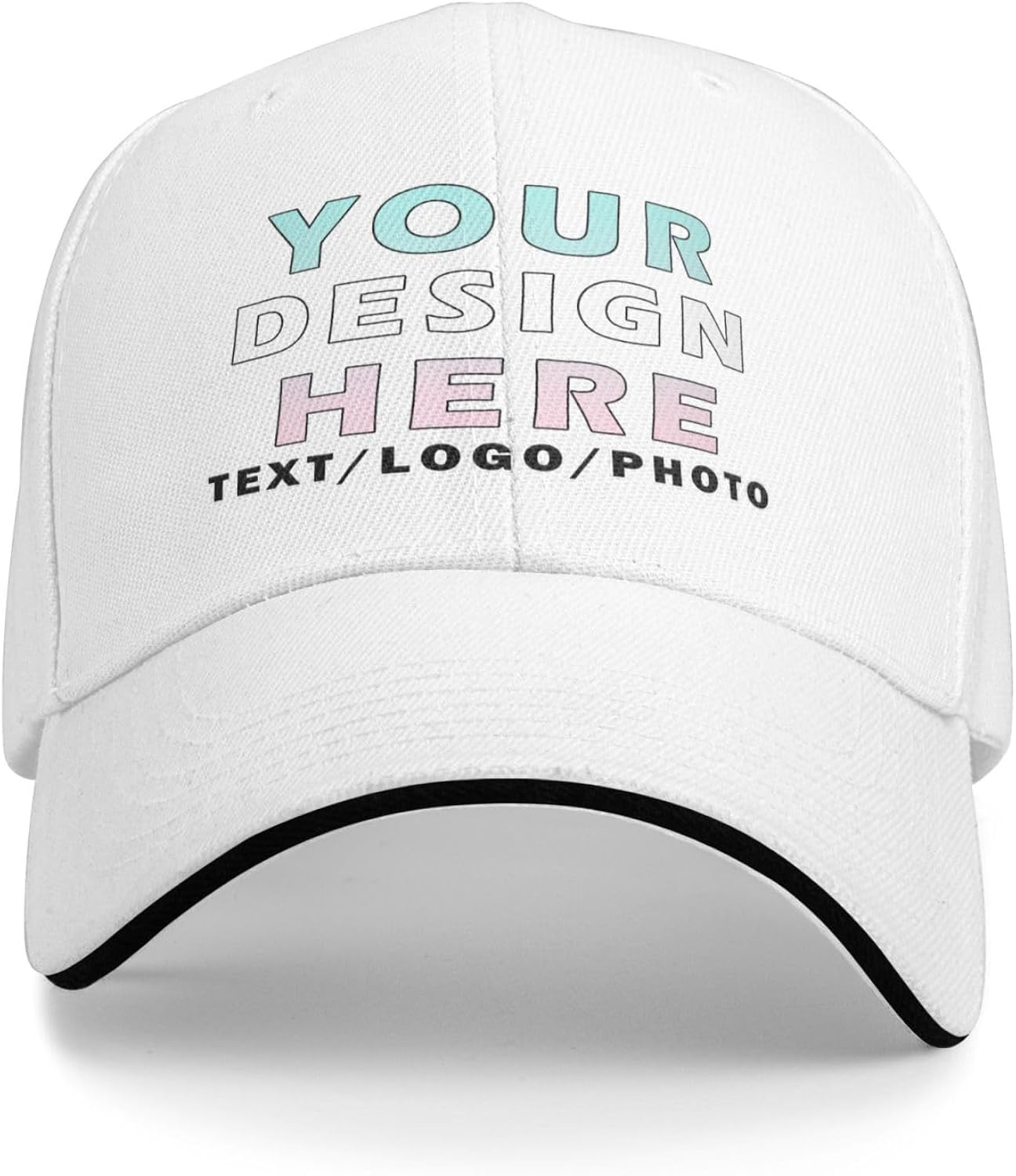 Custom Hat Add Your Text/Logo/Image Design Your Own Personalized Trucker Hat Customized Baseball Cap for Men&Women
