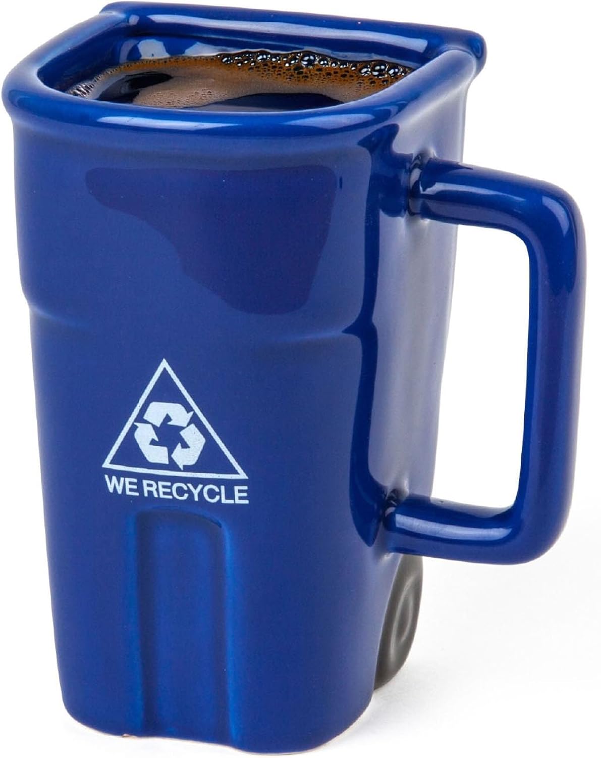 BigMouth Inc Recycle Bin Coffee Mug - Funny Gag Gift Mugs - Novelty Cups for Office, Coworkers, Home Desk - 12 Ounces