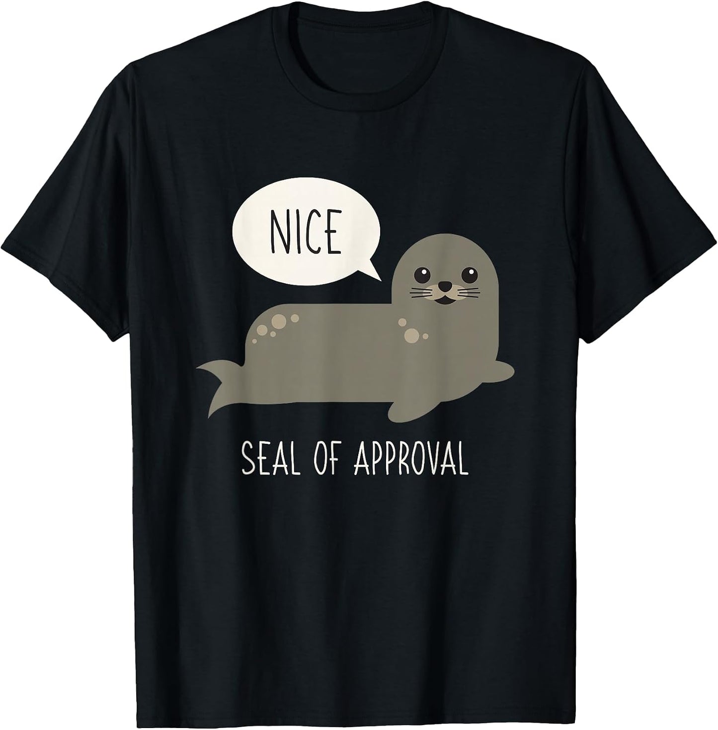Seal Of Approval Funny Animal Pun Tshirt Pun Gifts