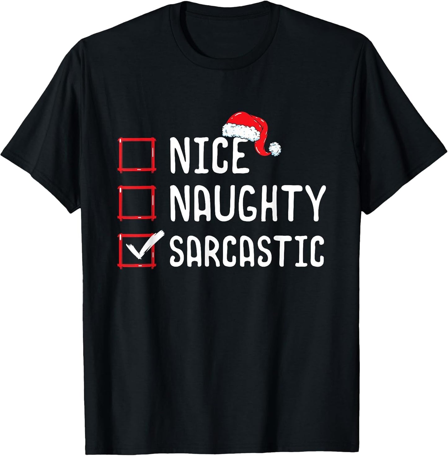 Nice Naughty List Funny Christmas Merch Gifts