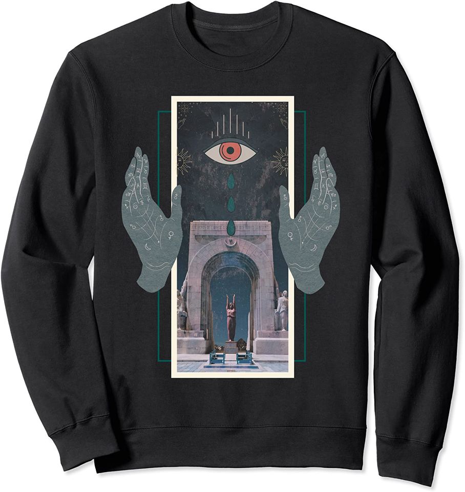 Dark Art Grunge Goth Occult Gothic Aesthetic Girl Horror Sweatshirt