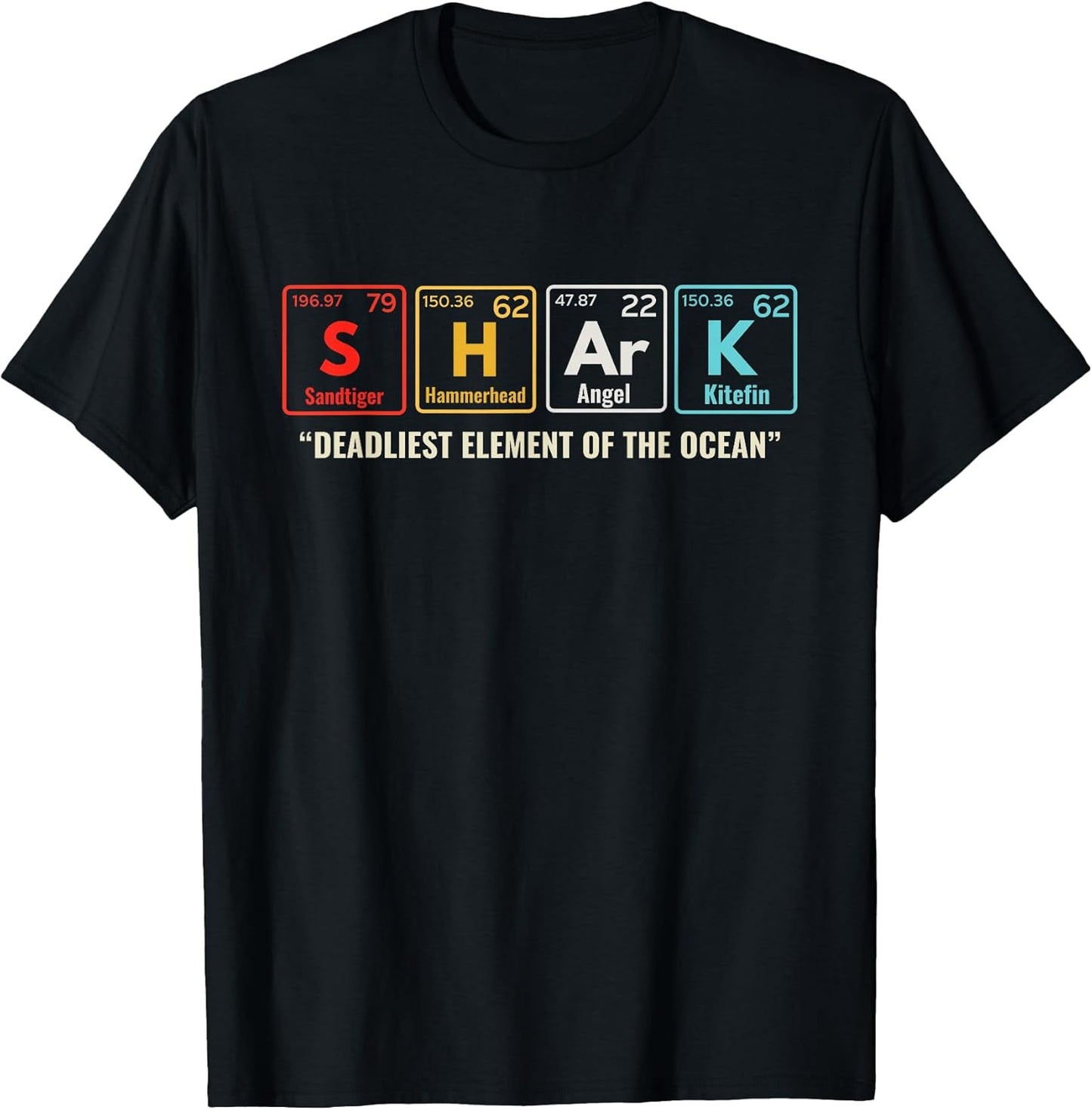 Retro Shark biology Ocean Outfits Women Men Kids