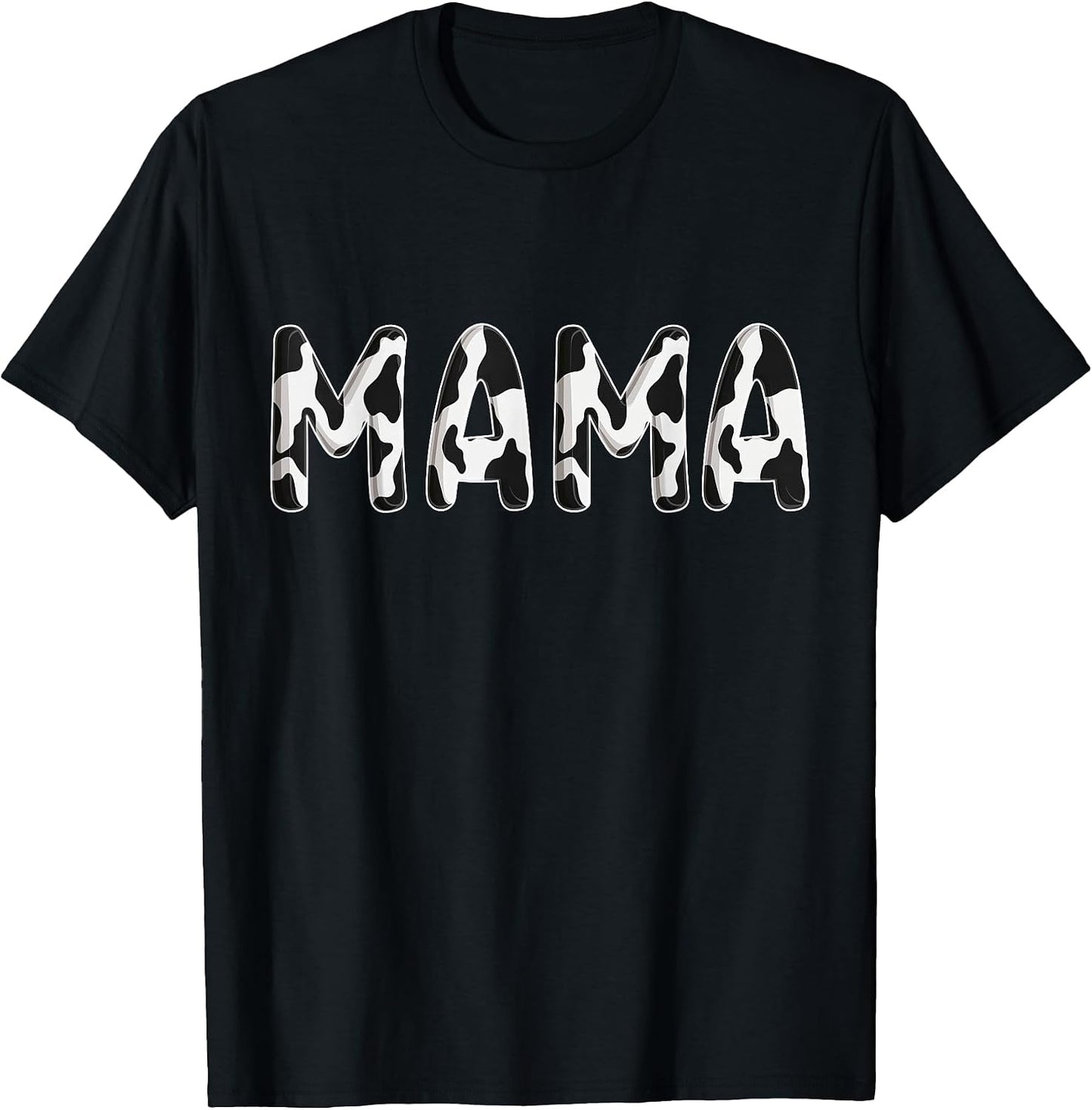 Cow Pattern Print Family Matching Birthday Shirts