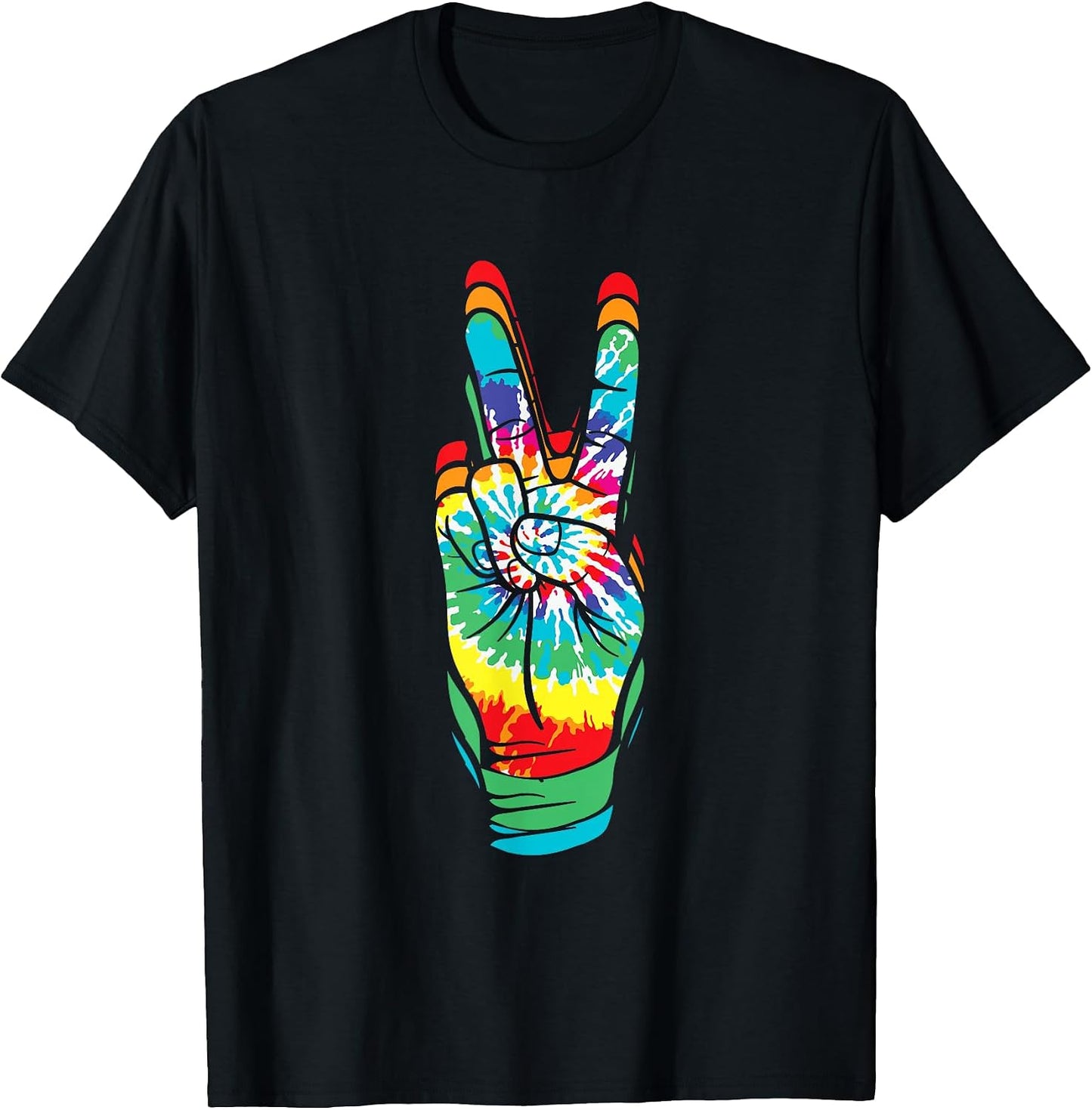 Retro Peace Vintage Tie Dye 60's 70's Hippie