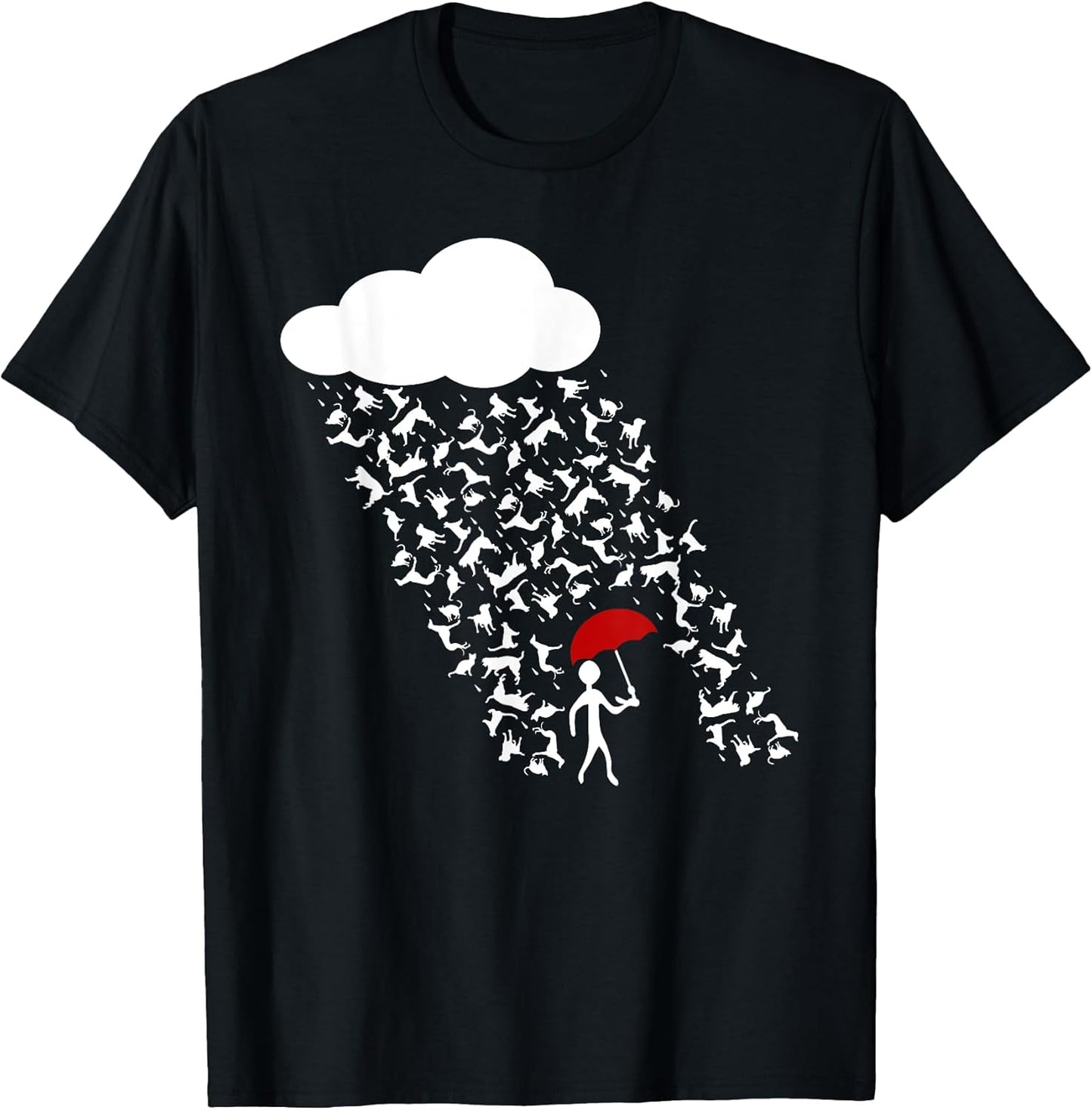 It's Raining Cats and Dogs | Cute Funny Canine Feline Lover T-Shirt for Men Women Girls Kids
