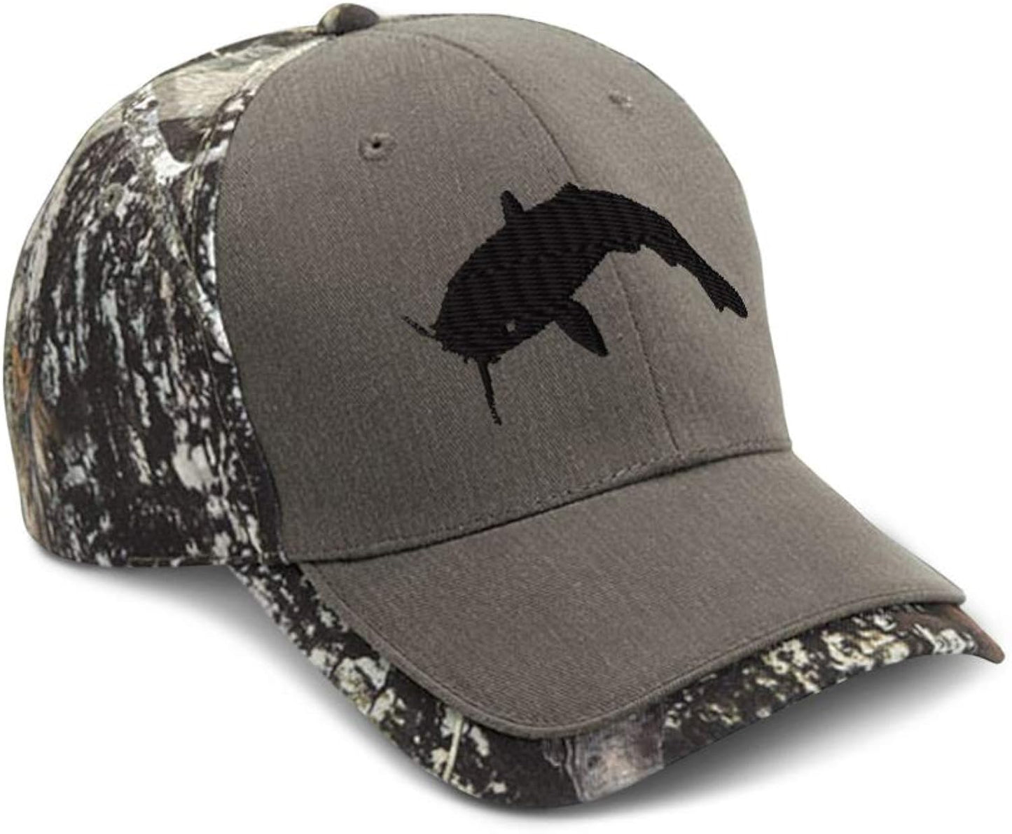 Custom Camo Baseball Cap Catfish B Embroidery Cotton Hats for Men & Women