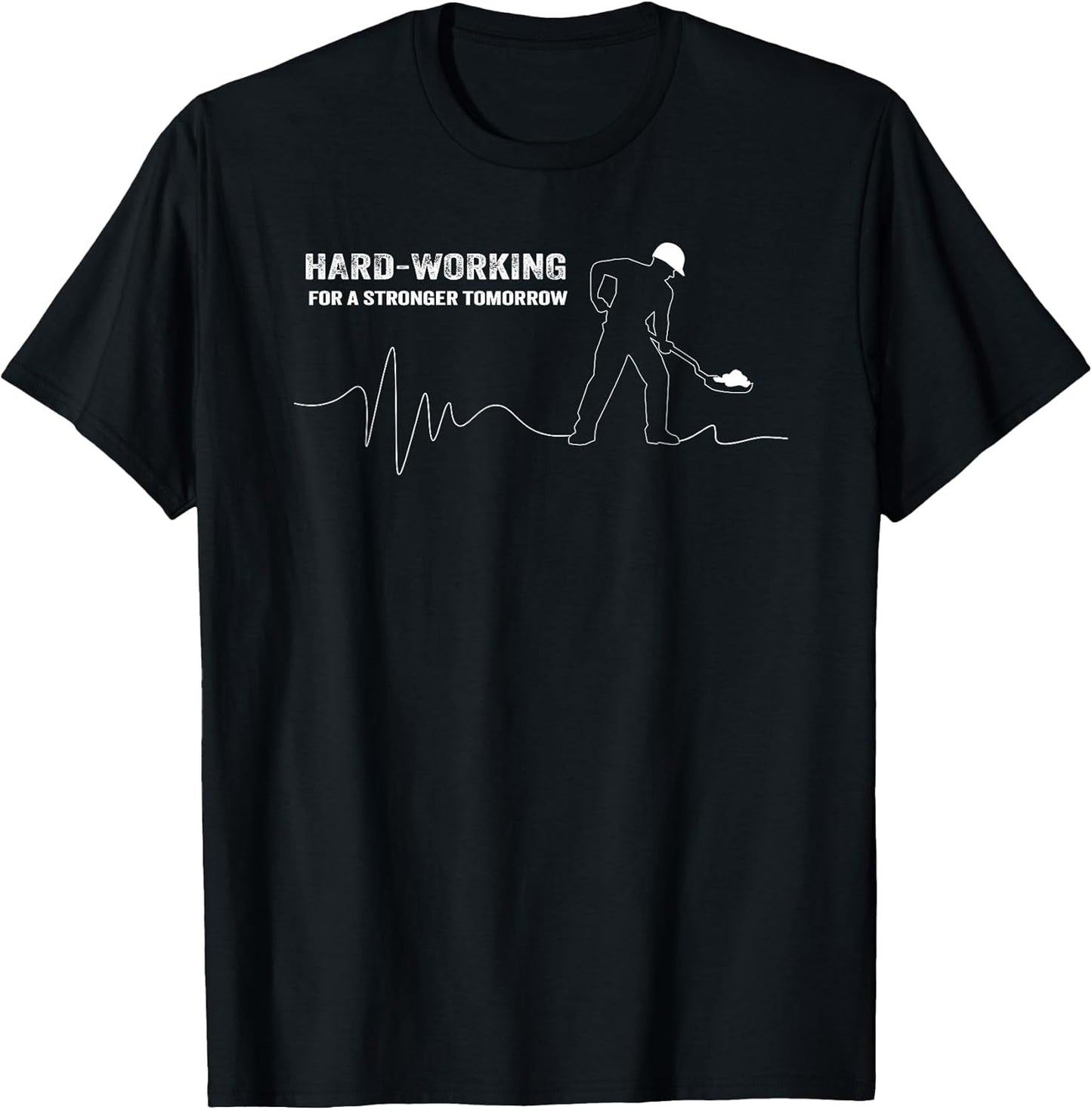 Construction Worker Hard Work, Stronger Builder Gift T-Shirt