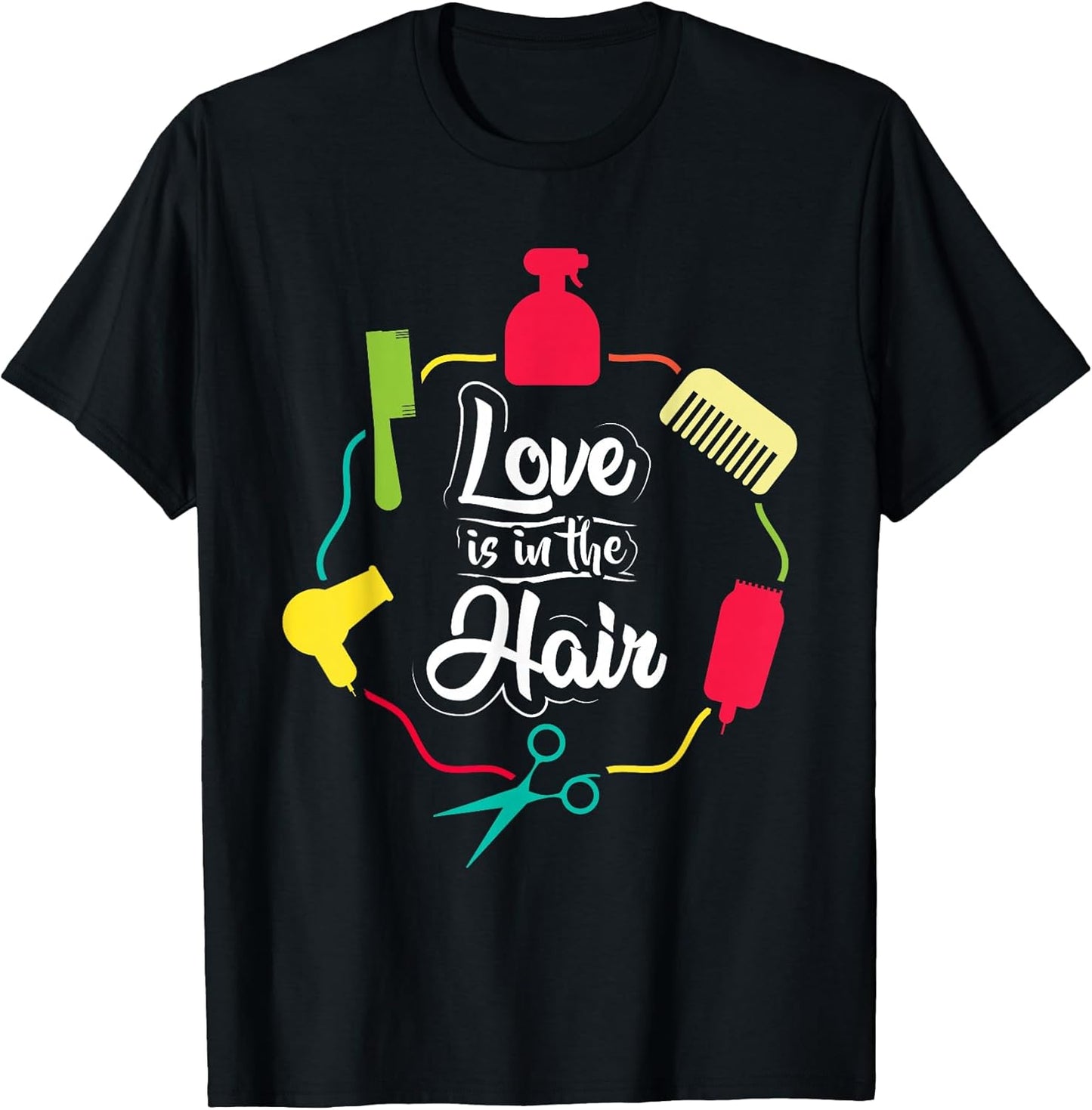 Female barber cool hairstylist Design