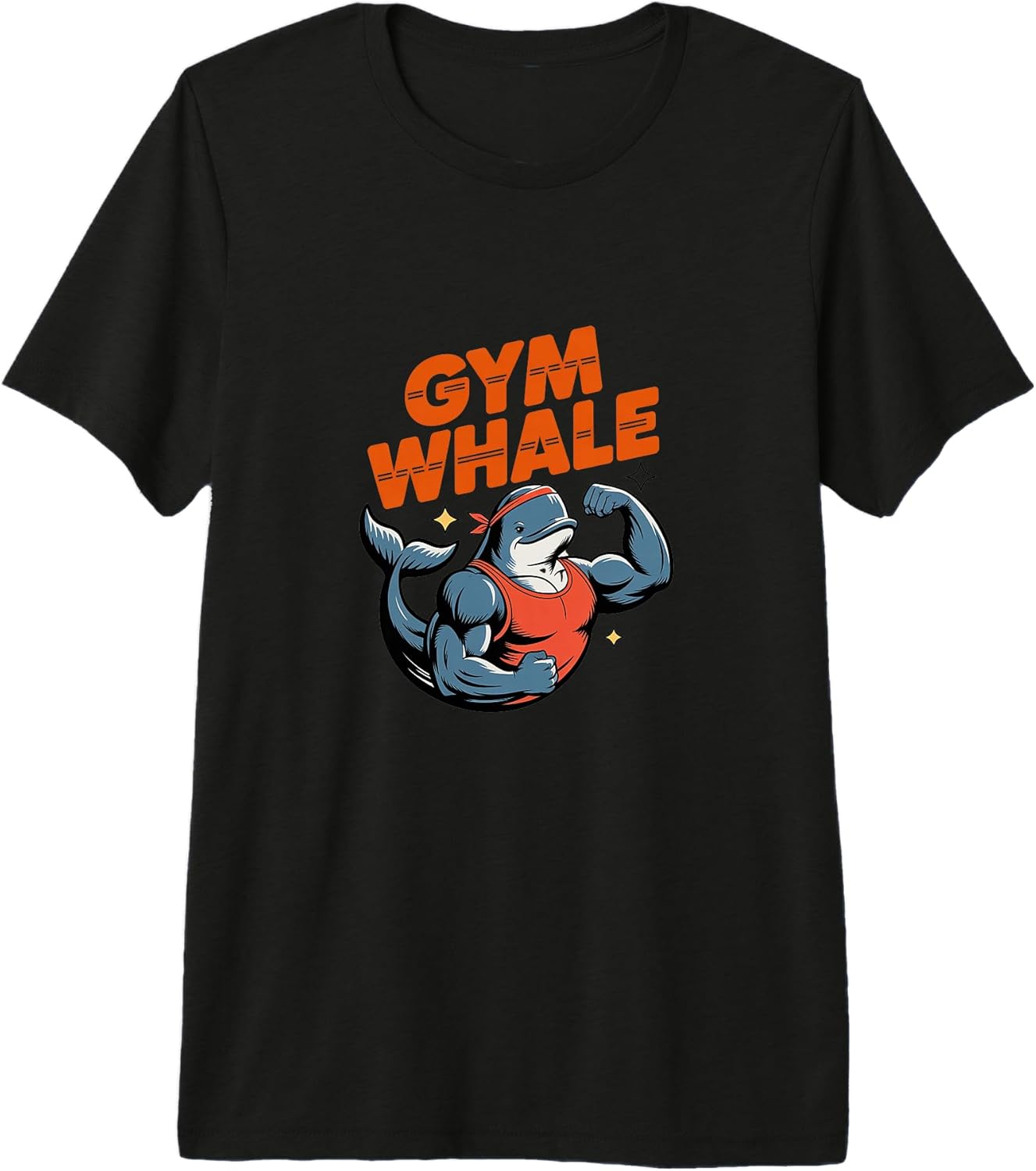 Funny Bodybuilding Whale Clothing Gym Whale Shirt